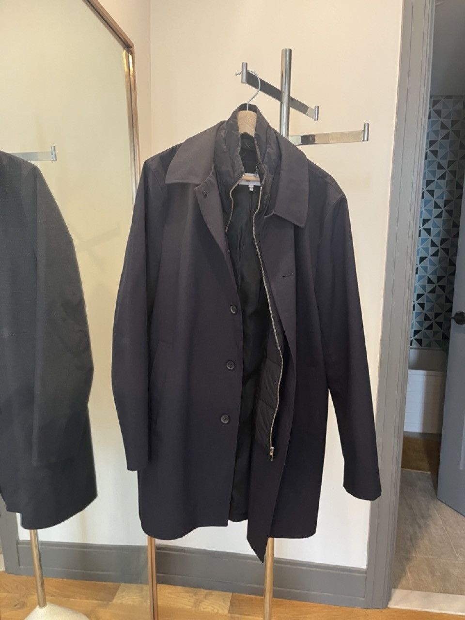 Reiss REISS Raincoat jacket in Navy Size US M / EU 48-50 / 2 - 1 Thumbnail