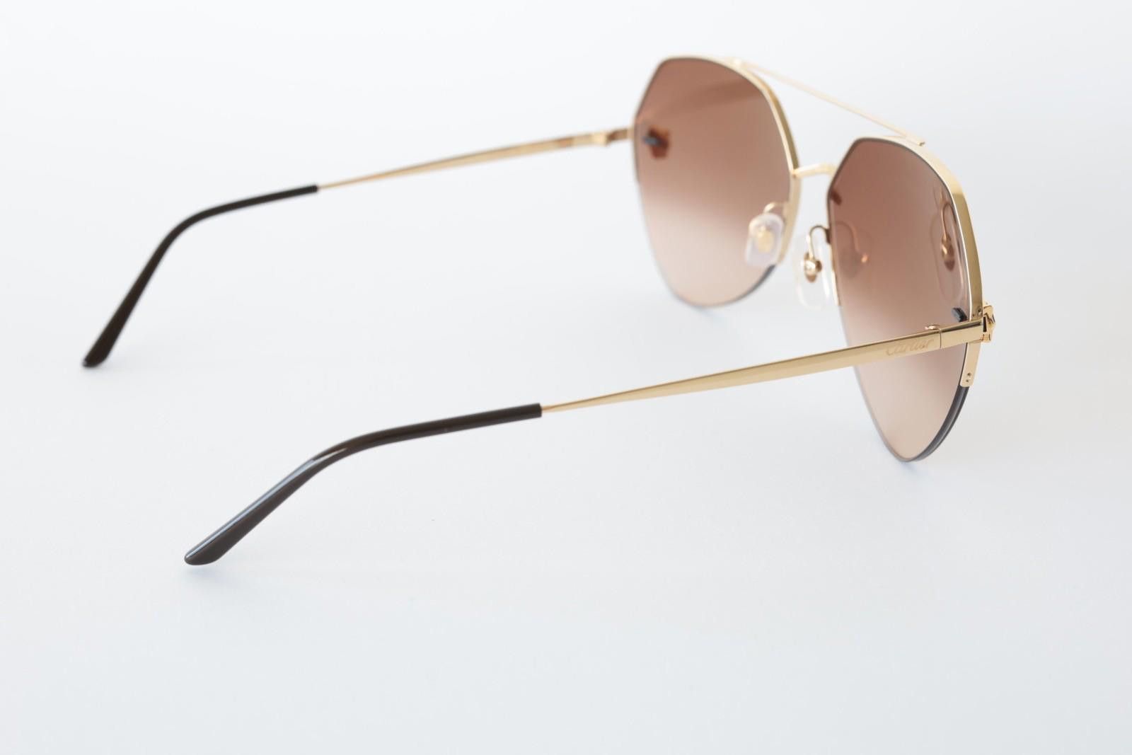 Cartier New Cartier eyewear optical sunglasses CT0355S 002 gold Size ONE SIZE - 5 Thumbnail