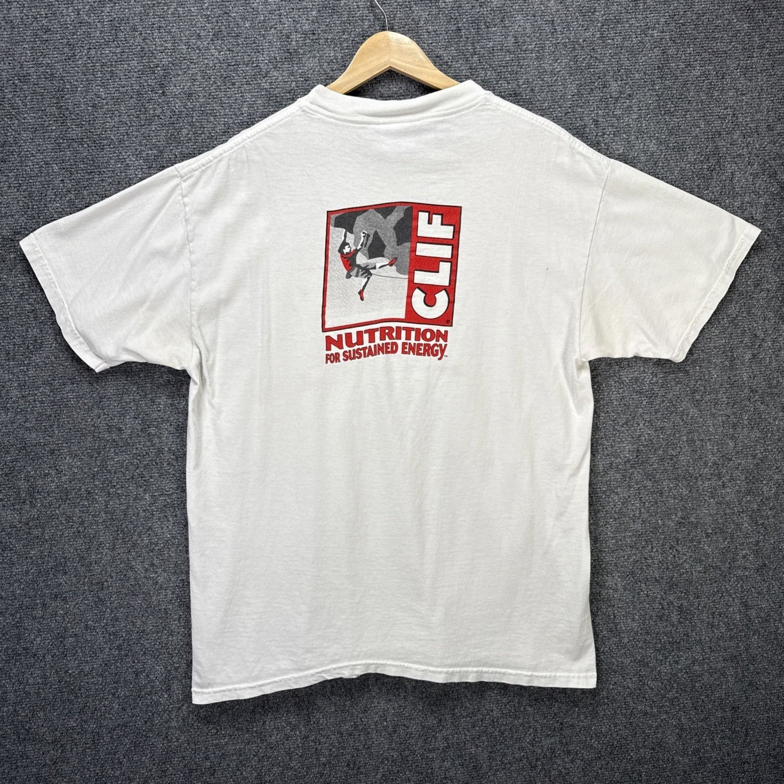 Patagonia Vintage CLIF Shirt Mens Large White 90s USA Patagonia Hiking Size US L / EU 52-54 / 3 - 2 Thumbnail