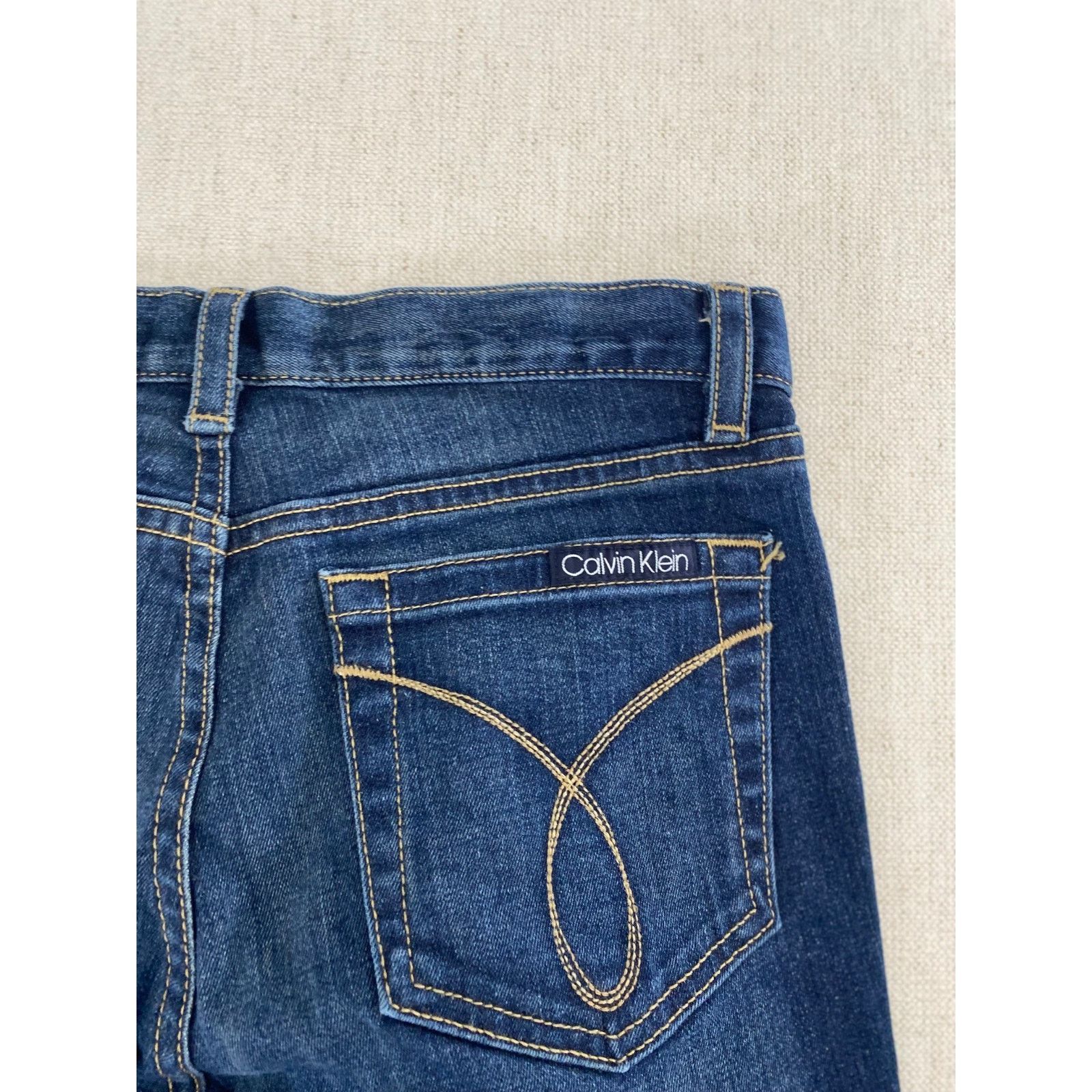 Calvin Klein Calvin Klein Jeans Womens Size 2 Blue Denim Flare Leg Size 26" / US 2 / IT 38 - 3 Thumbnail