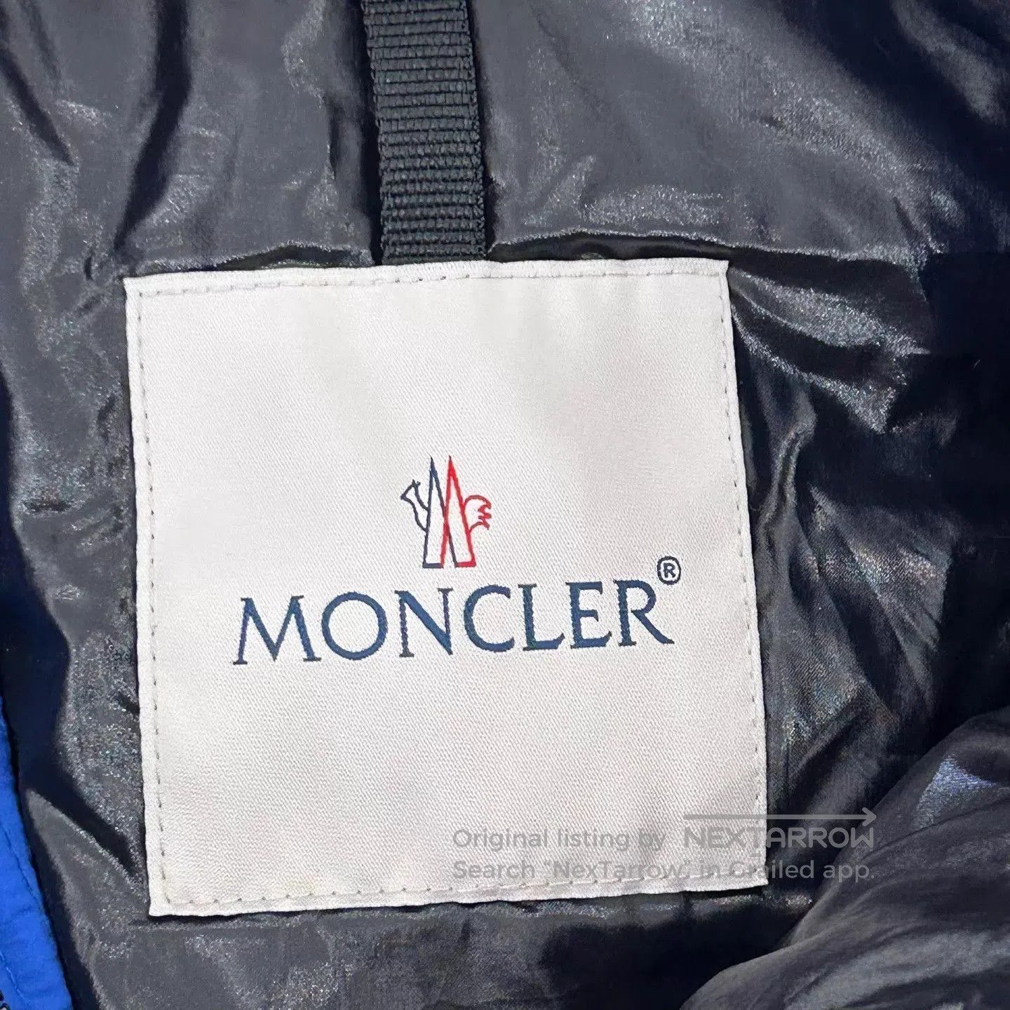 Moncler Blue Puffer Jacket with Hood - Size M. Size US M / EU 48-50 / 2 - 4 Thumbnail