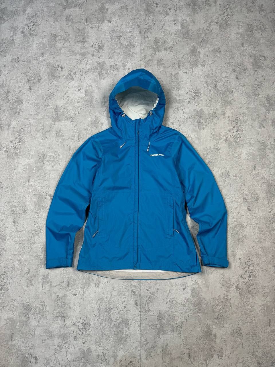 Patagonia Women's H2no Torrentshell Blue Jacket Full Zip