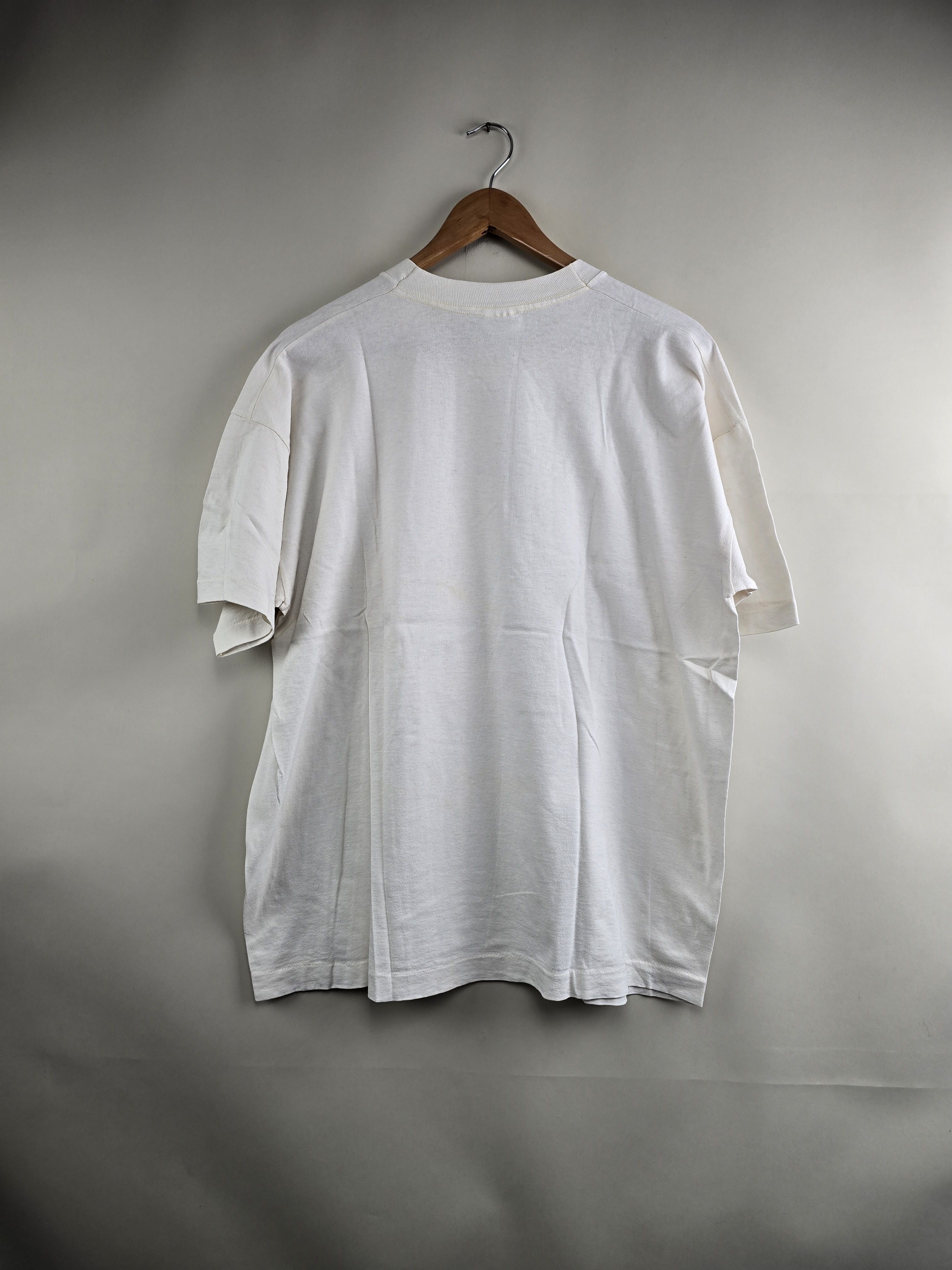 Vintage 90s Woody Allen Movie Tee XL 23.5" 28" Size US XL / EU 56 / 4 - 7 Thumbnail