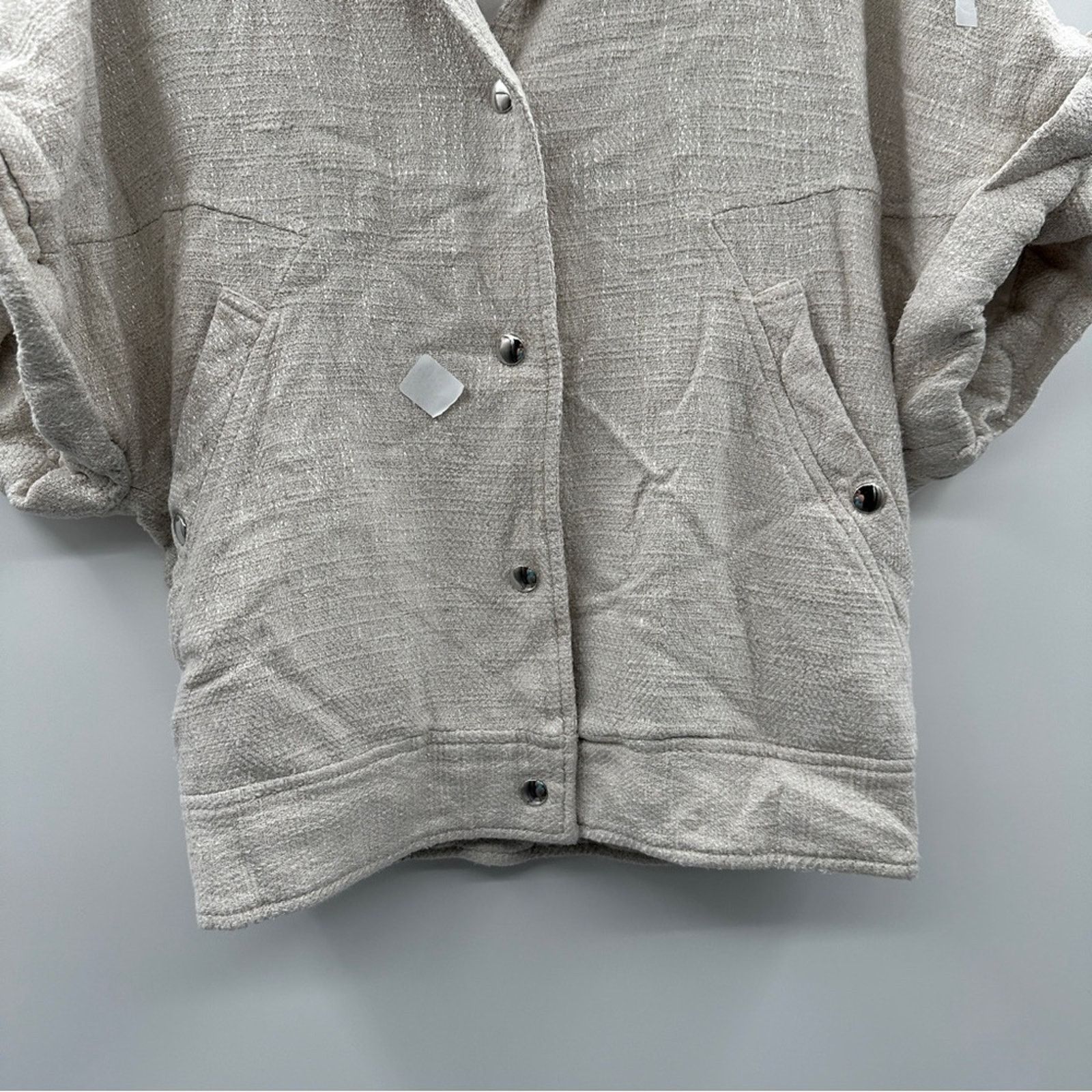 Iro RTR Iro Ilija Wide Short Sleeve Snap Oversized Knit Jacket Size S / US 4 / IT 40 - 5 Thumbnail