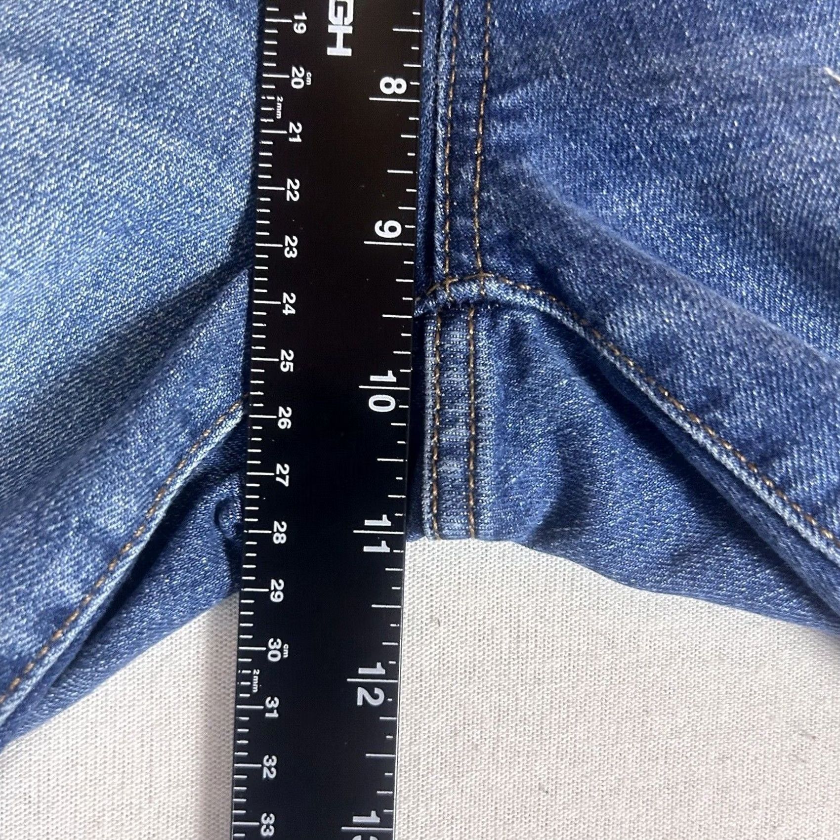 Gap Gap 1969 Jeans Womens Size 27R Ankle Blue Cotton Stretch Denim 5-Pocket Straight Regular Rise Mid Vintage: No Size 27" / US 4 / IT 40 - 7 Thumbnail
