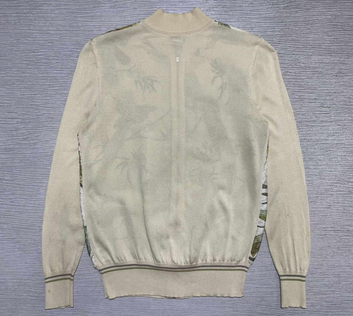 Hermes Hermes - Birds Print Silk Zipped Cardigan Bomber Jacket Size S / US 4 / IT 40 - 3 Thumbnail