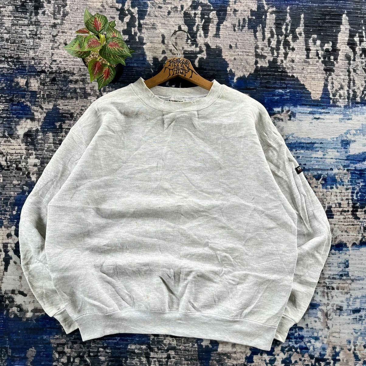 Edwin × Vintage 🔥Vintage Edwin Plain Sweetshirts 90s USA Size US L / EU 52-54 / 3 - 1 Thumbnail