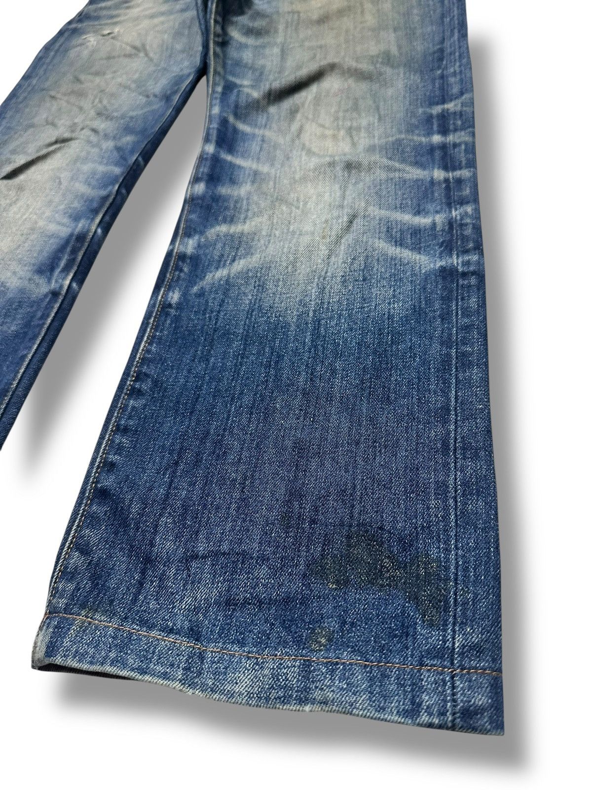 G-Star G-Star Raw 3301 Slim Fit Denim Jeans Vintage Faded Mud Wash Size US 34 / EU 50 - 15 Thumbnail