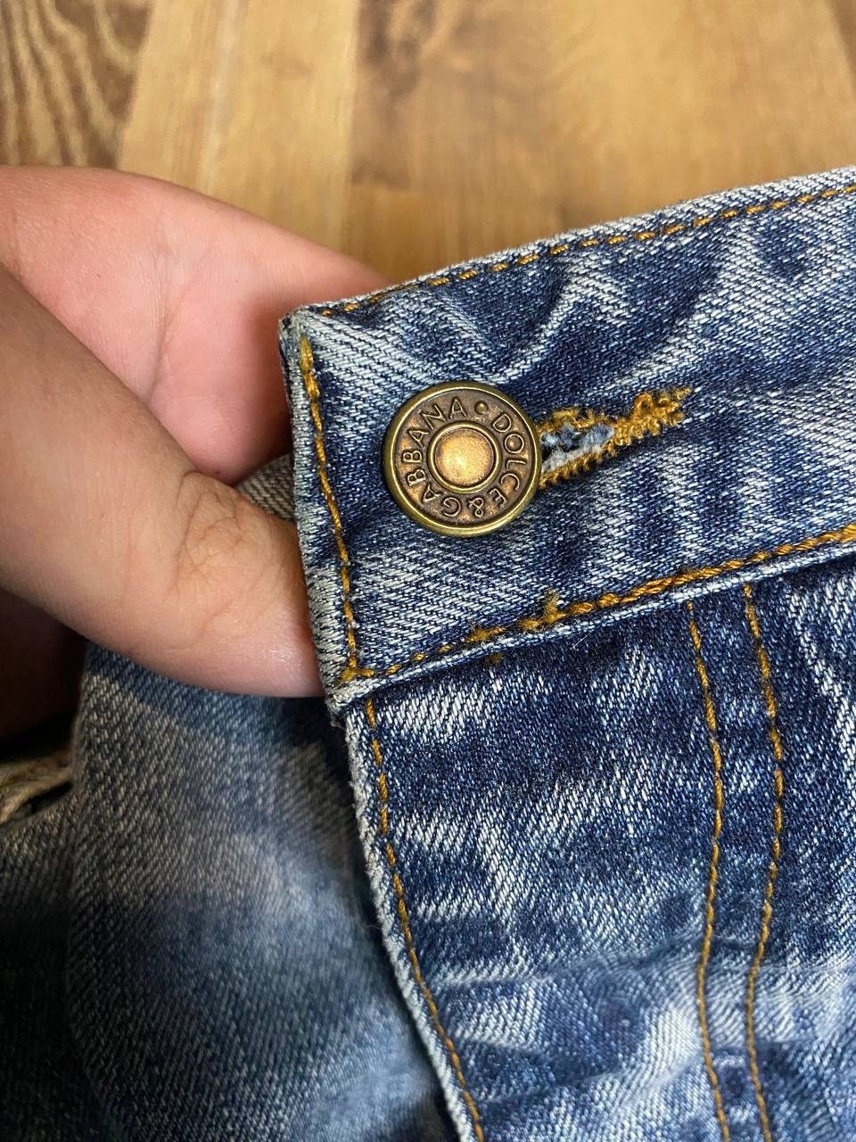 Dolce & Gabbana × Vintage Rare Vintage Luxury Jeans Dolce & Gabbana Avant-Garde Style Size US 32 / EU 48 - 7 Thumbnail