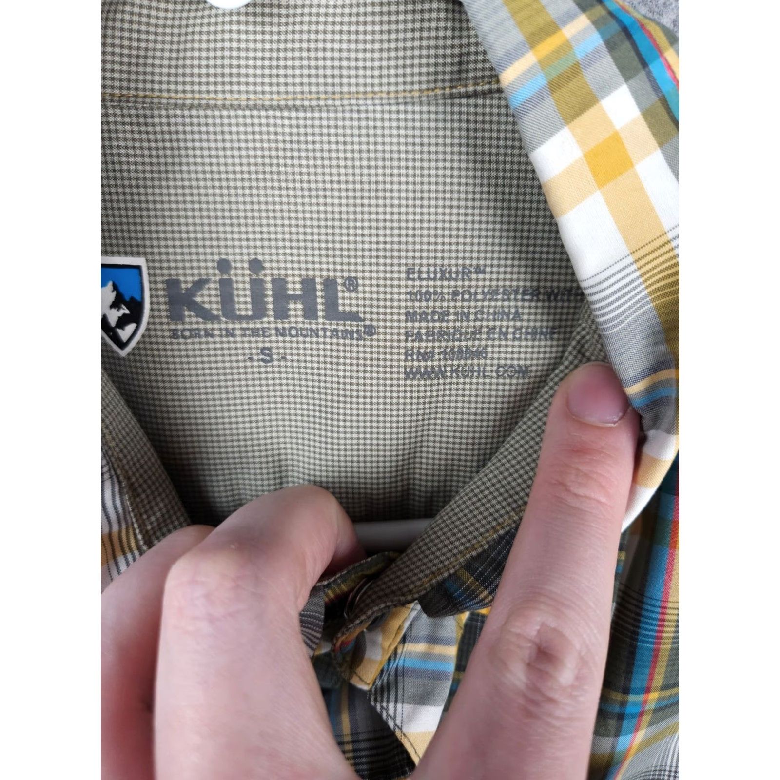 Vintage Kuhl Eluxur Shirt Mens S Plaid Pearl Snap Button Up Short Sleeve Outdoors Shirt Size US S / EU 44-46 / 1 - 3 Thumbnail