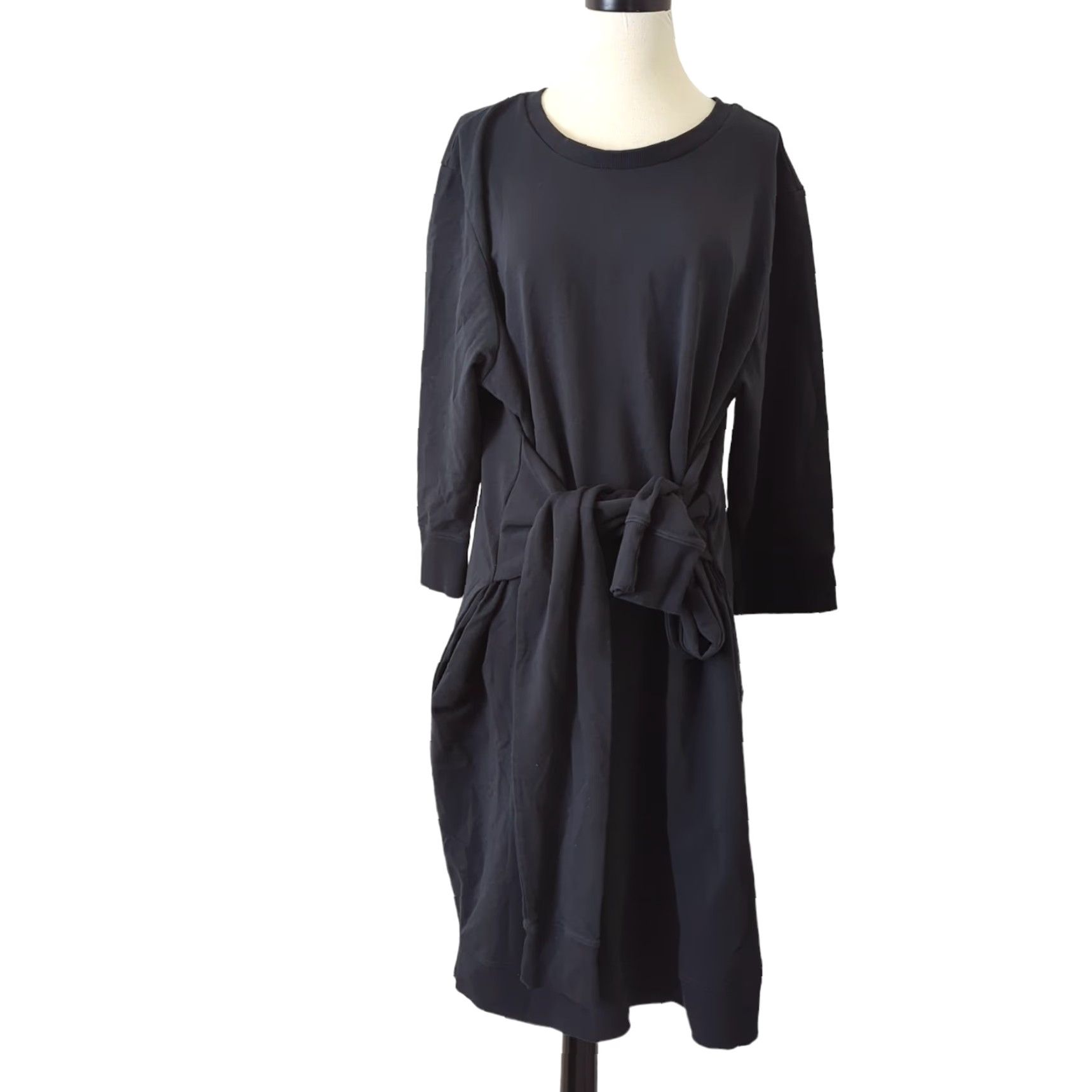 Universal Standard Misa Jersey Dress Women\'s Size 18 Black Shirt Dress