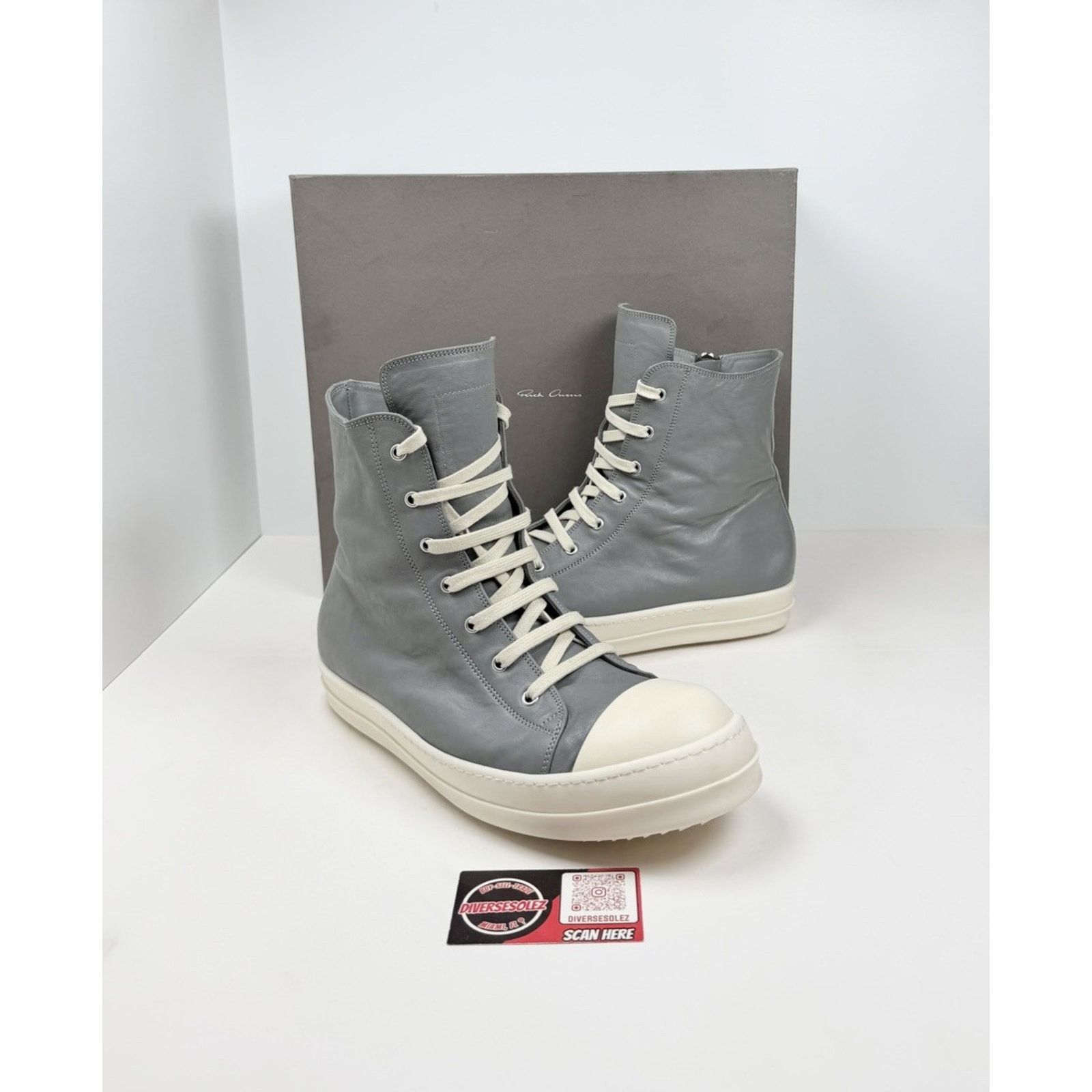 Size 46EU/13US - Rick Owens Mainline Leather Ramones