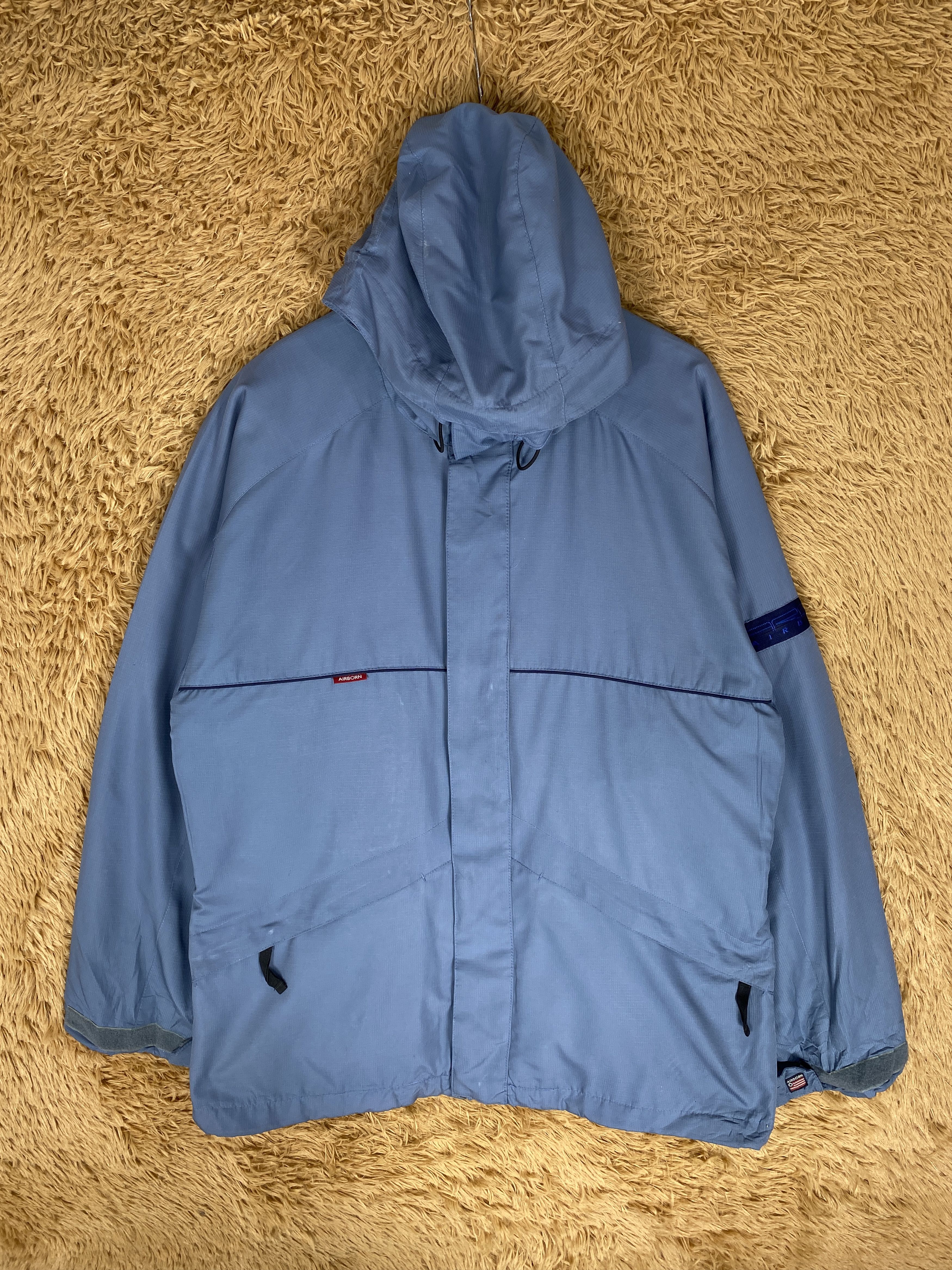 Vintage Vintage ARBN Airborn USA Hoodie Quilted Lining Jacket J2287 Size US M / EU 48-50 / 2 - 1 Thumbnail