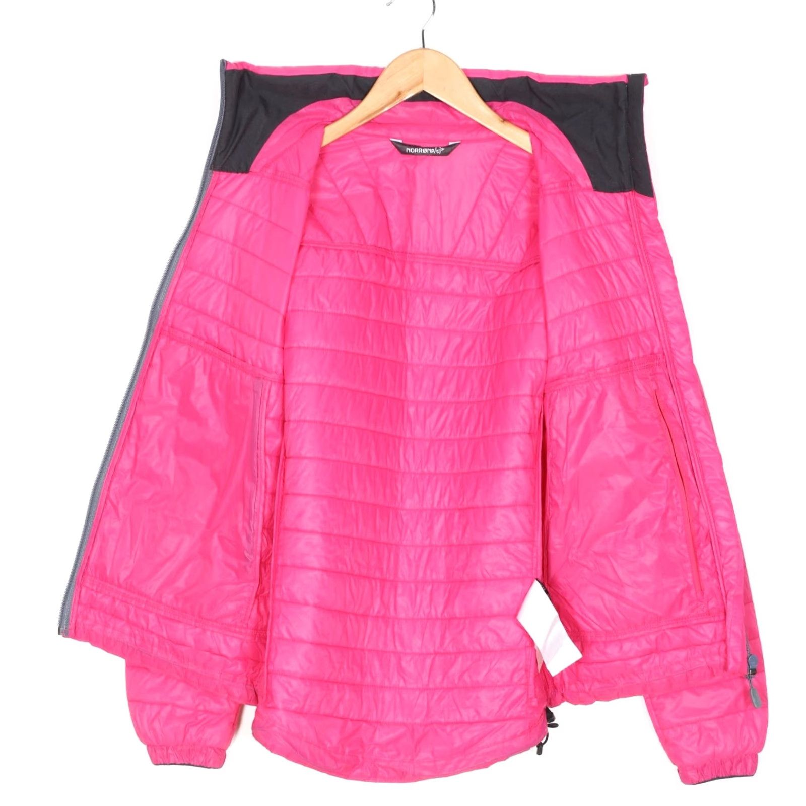 Vintage NORRONA Falketind Primaloft60 Jacket Women Size S Pink - Quilted, All Seasons, Regular Fit, Zip, Mid-Length Jacket Size S / US 4 / IT 40 - 5 Thumbnail