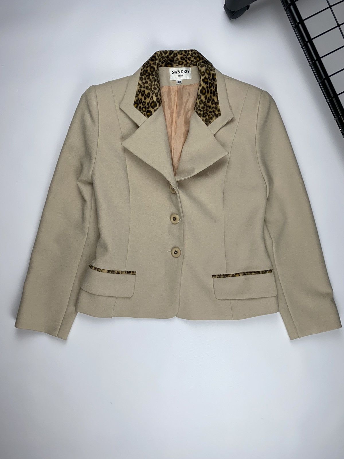 Sandro Vintage Sandro Paris blazer jacket classic Size S / US 4 / IT 40 - 1 Thumbnail
