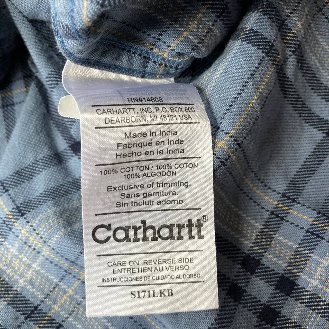 Carhartt Vintage Carhartt Flannel Button Shirt XXL Size US XXL / EU 58 / 5 - 7 Thumbnail