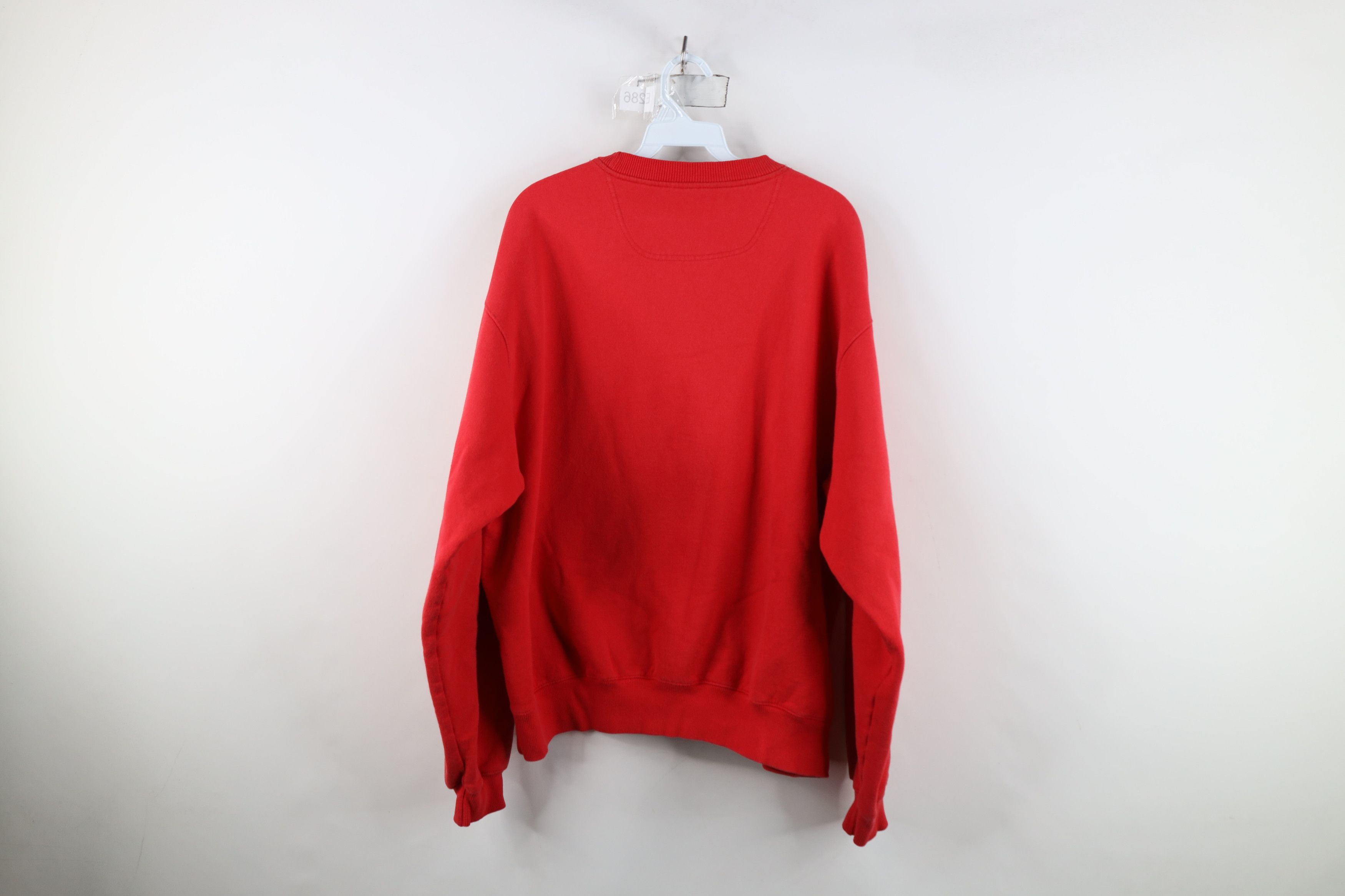 Champion Vintage 90s Champion Classic Logo Crewneck Sweatshirt Red Size US L / EU 52-54 / 3 - 12 Thumbnail