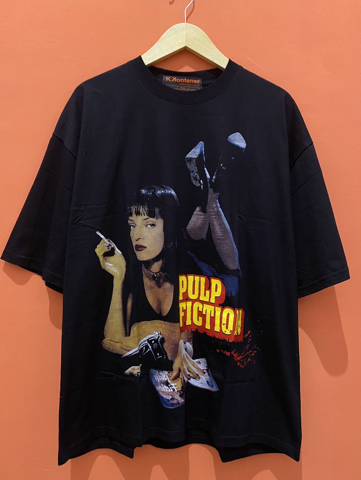 Vintage 🔥RARE🔥Pulp Fiction Promo Cigarettes Movie Band Tee boot Size US L / EU 52-54 / 3 - 1 Thumbnail