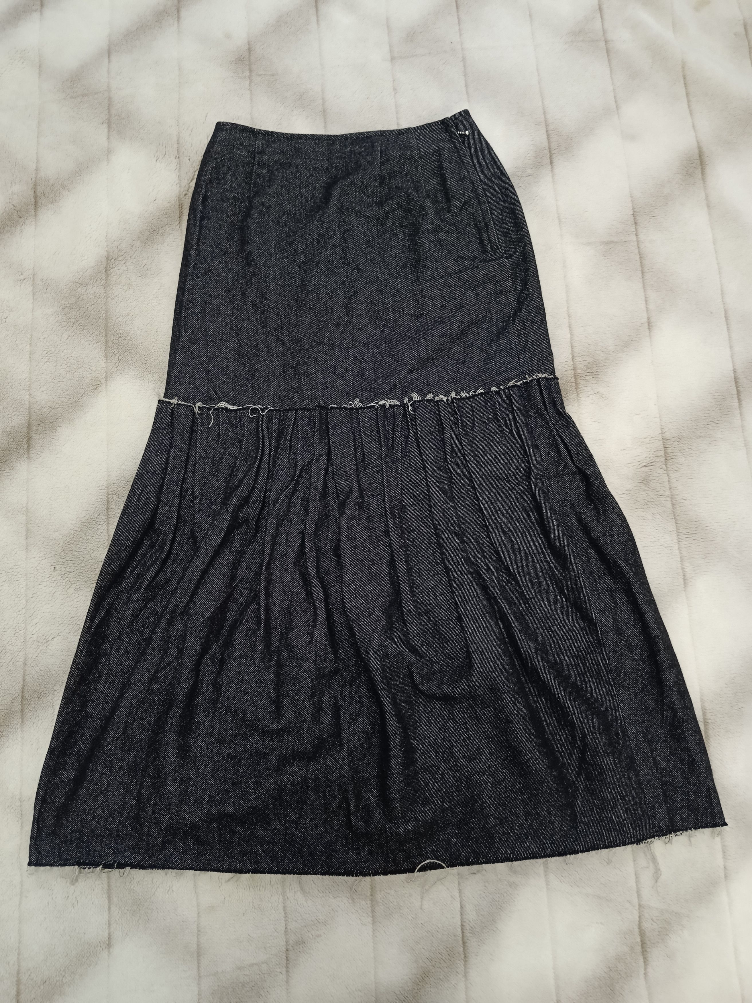 Issey Miyake Rare Vintage I.S Sunao Kuwahara Reconstruct Skirt Size 26" / US 2 / IT 38 - 1 Thumbnail