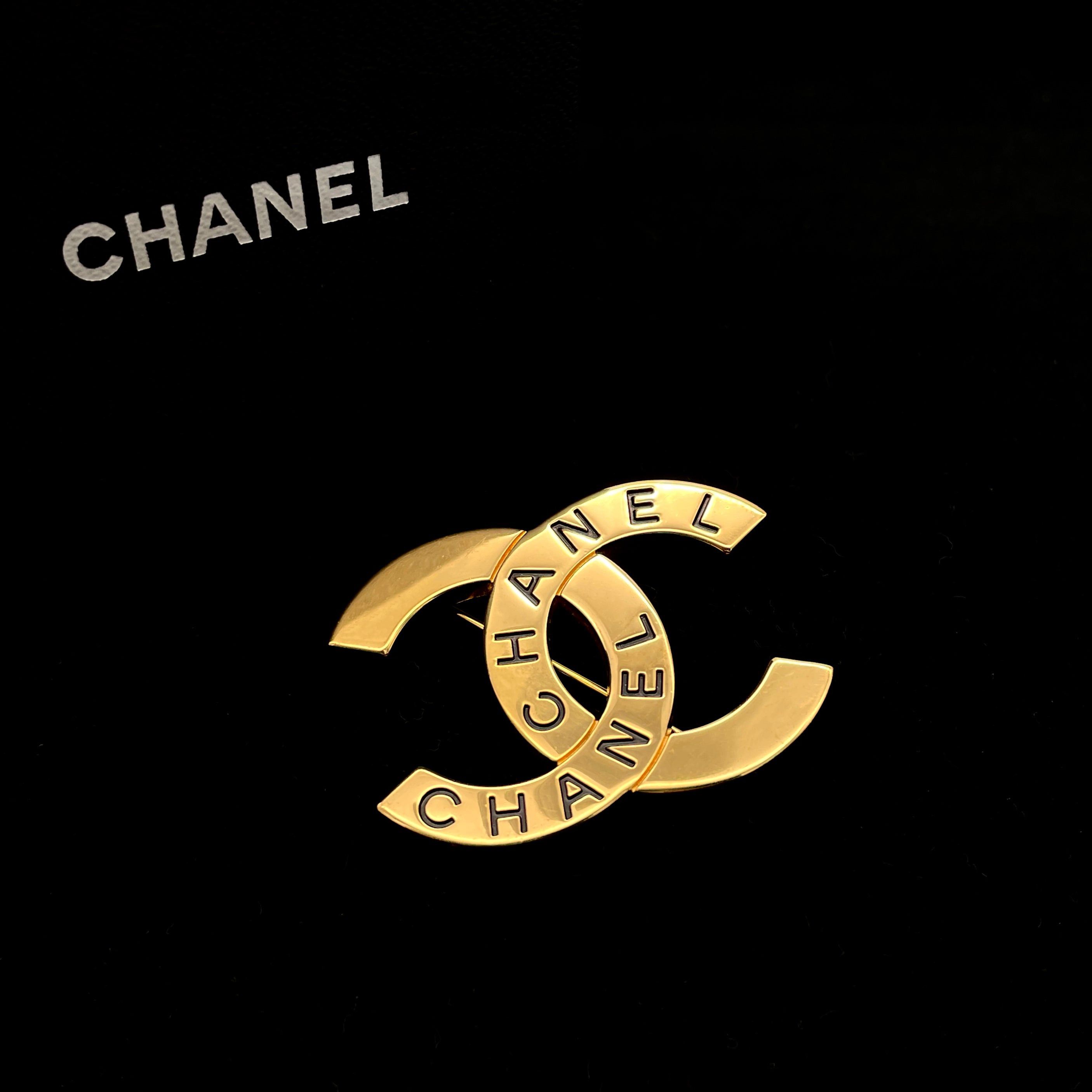 Chanel Chanel Co-Mark Logo Brooch 98P Size ONE SIZE - 1 Thumbnail