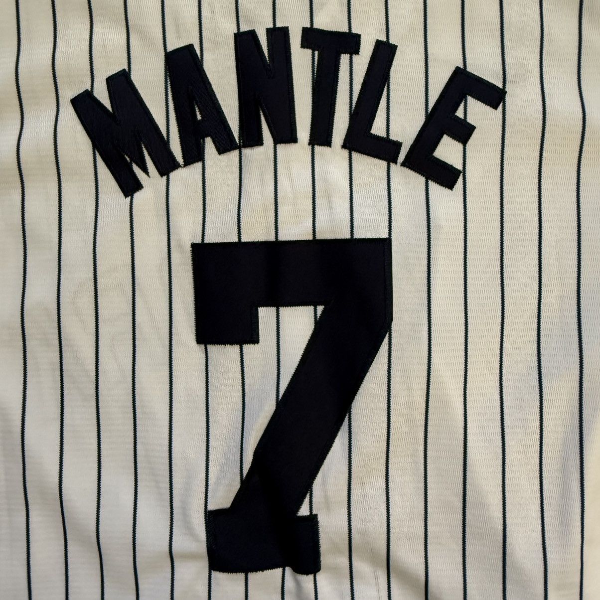 Nike 🔴New York Yankees Jersey Size Large Baseball Pin Stripes Size US L / EU 52-54 / 3 - 10 Thumbnail