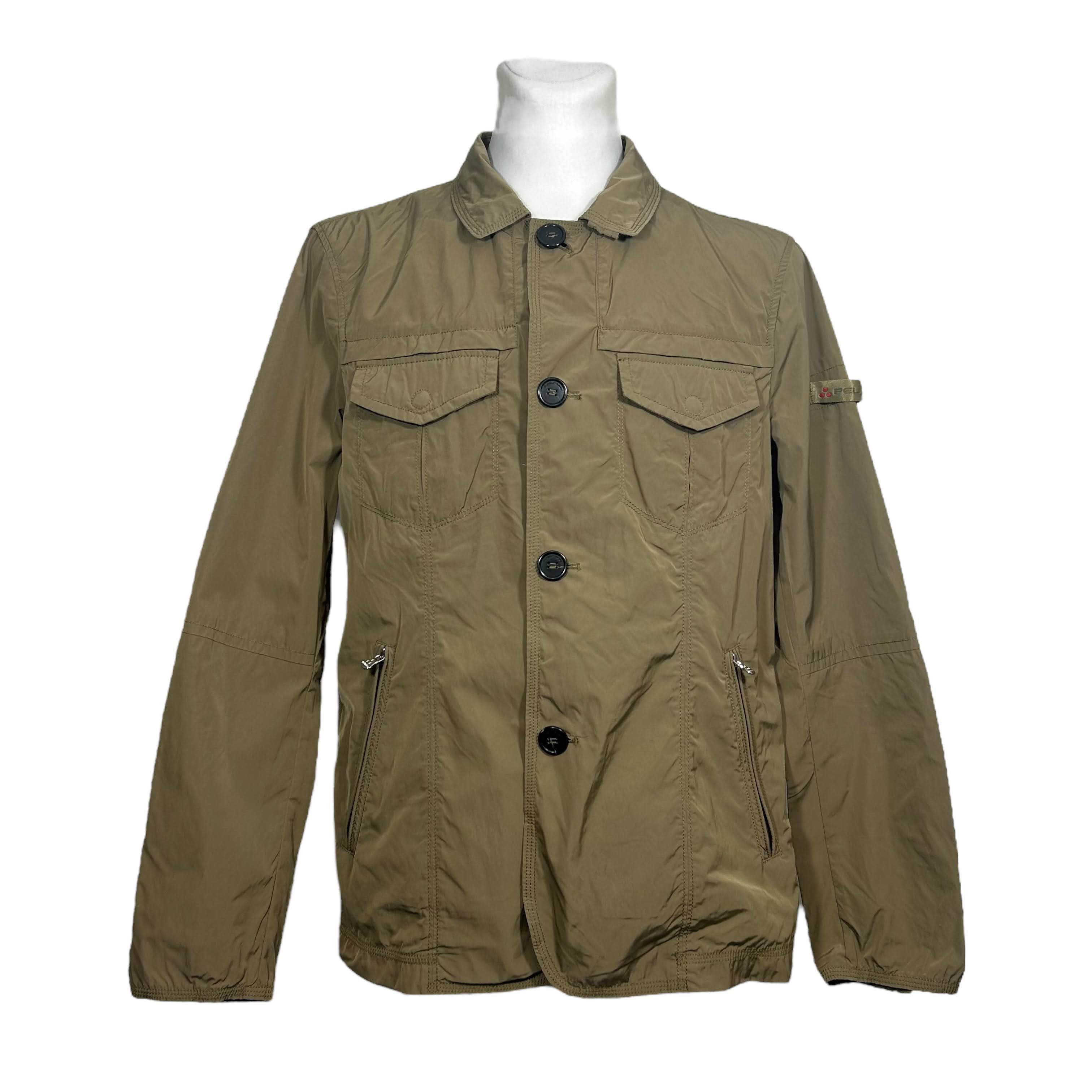 Peuterey Peuterey Light Collared Button Brown Work Jacket Size 52 Size US L / EU 52-54 / 3 - 1 Thumbnail