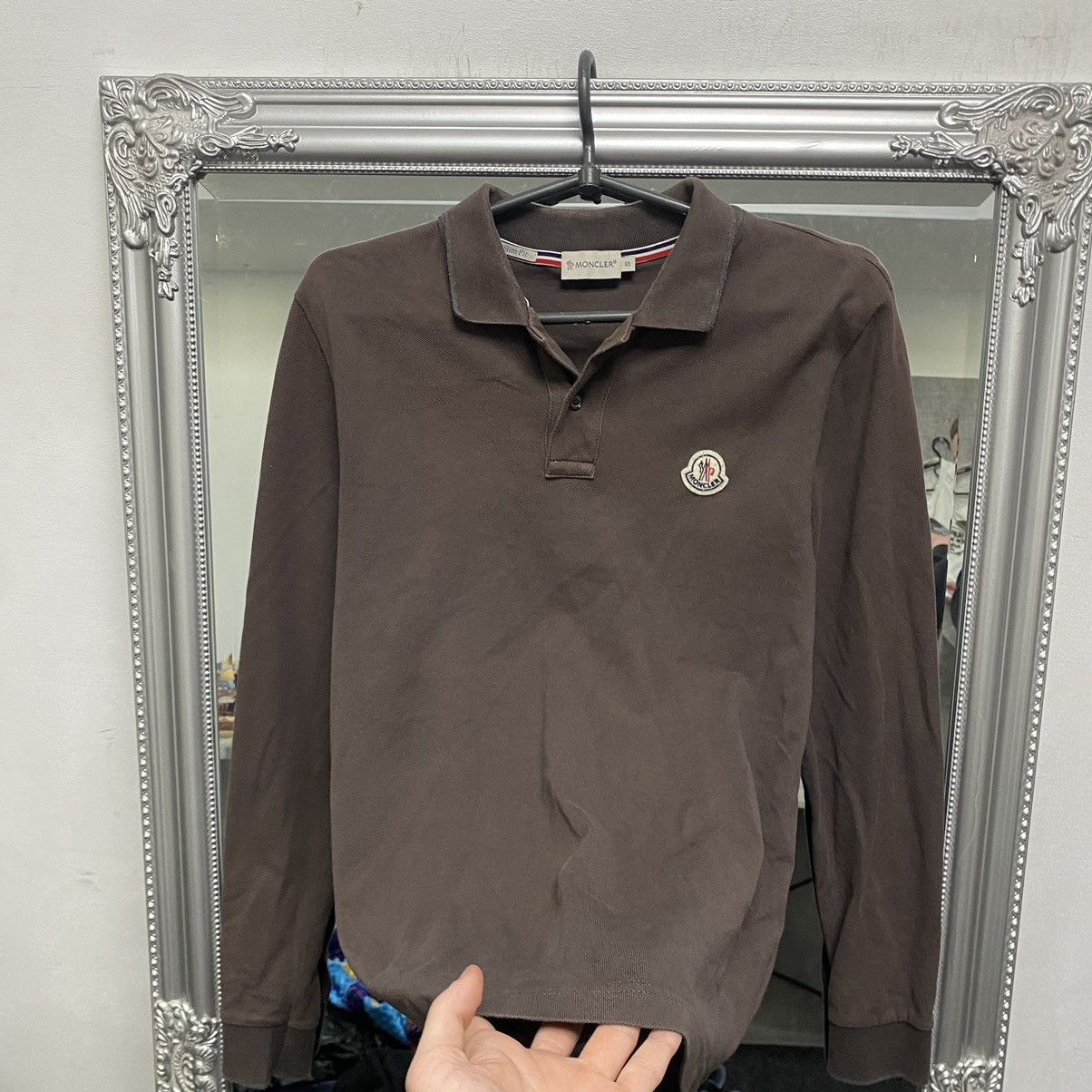 Moncler Moncler Polo Long Sleeve Size US S / EU 44-46 / 1 - 3 Thumbnail