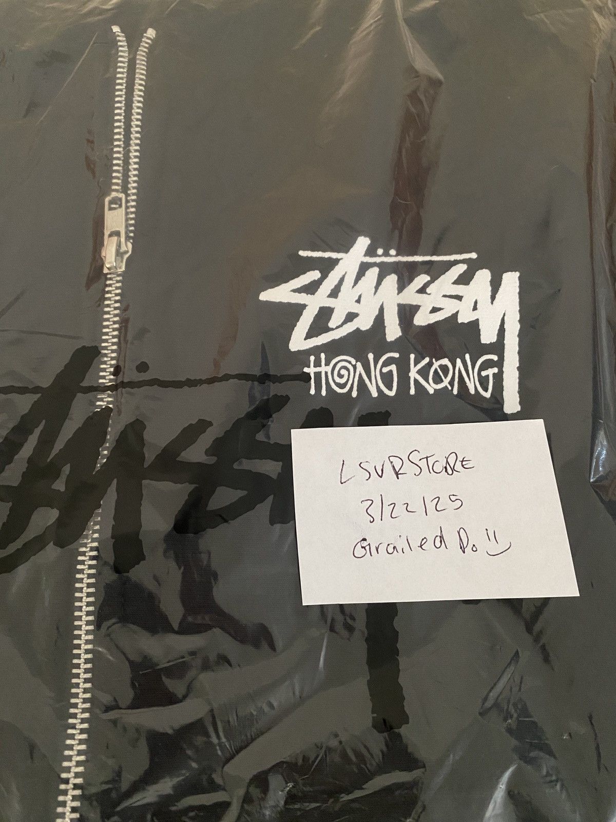 Stussy Stussy 2025 Hong Kong Exclusive Zip Hoodie Black Medium Size US M / EU 48-50 / 2 - 3 Thumbnail