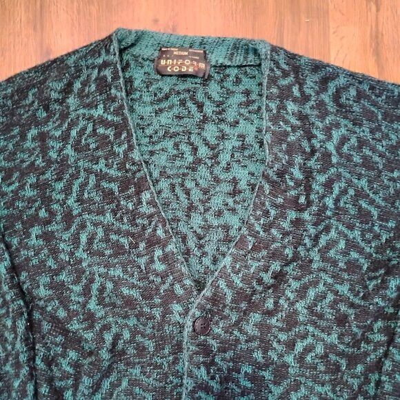 Other Vintage Uniform Code Merled Cardigan Sweater Grandma Core Size US M / EU 48-50 / 2 - 1 Thumbnail