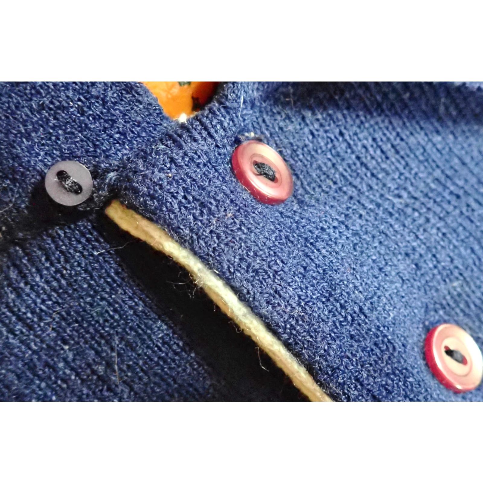 Vintage VINTAGE Mervyns Loop Collar Polo Shirt Mens M Long Sleeve Striped Knit Blue Red White 70s Retro Size US M / EU 48-50 / 2 - 3 Thumbnail