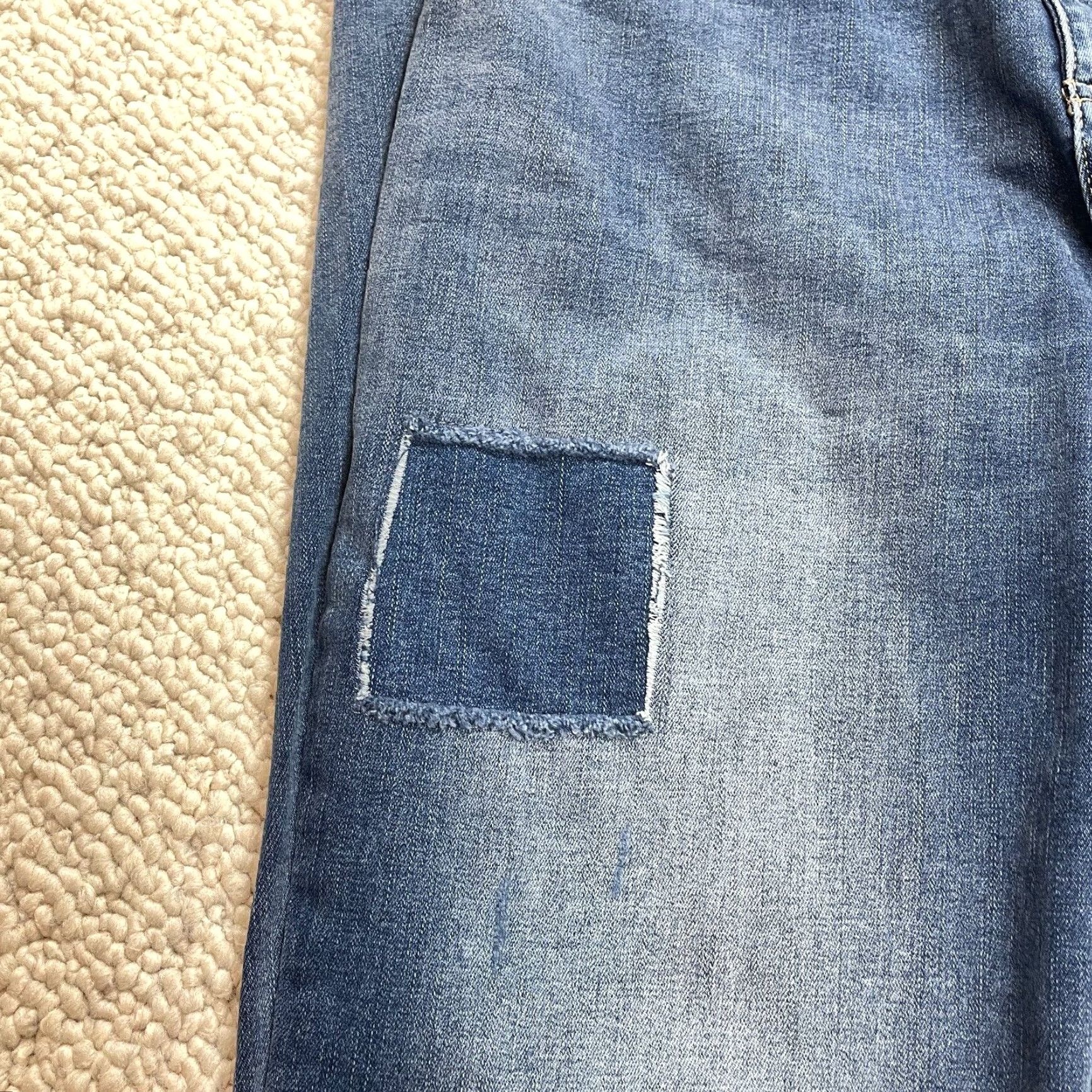 Faded Glory Faded Glory Jeans Womens 16 Blue Denim Dark Wash Straight High Rise 36x28 Size 38" / US 16 / IT 52 - 5 Thumbnail