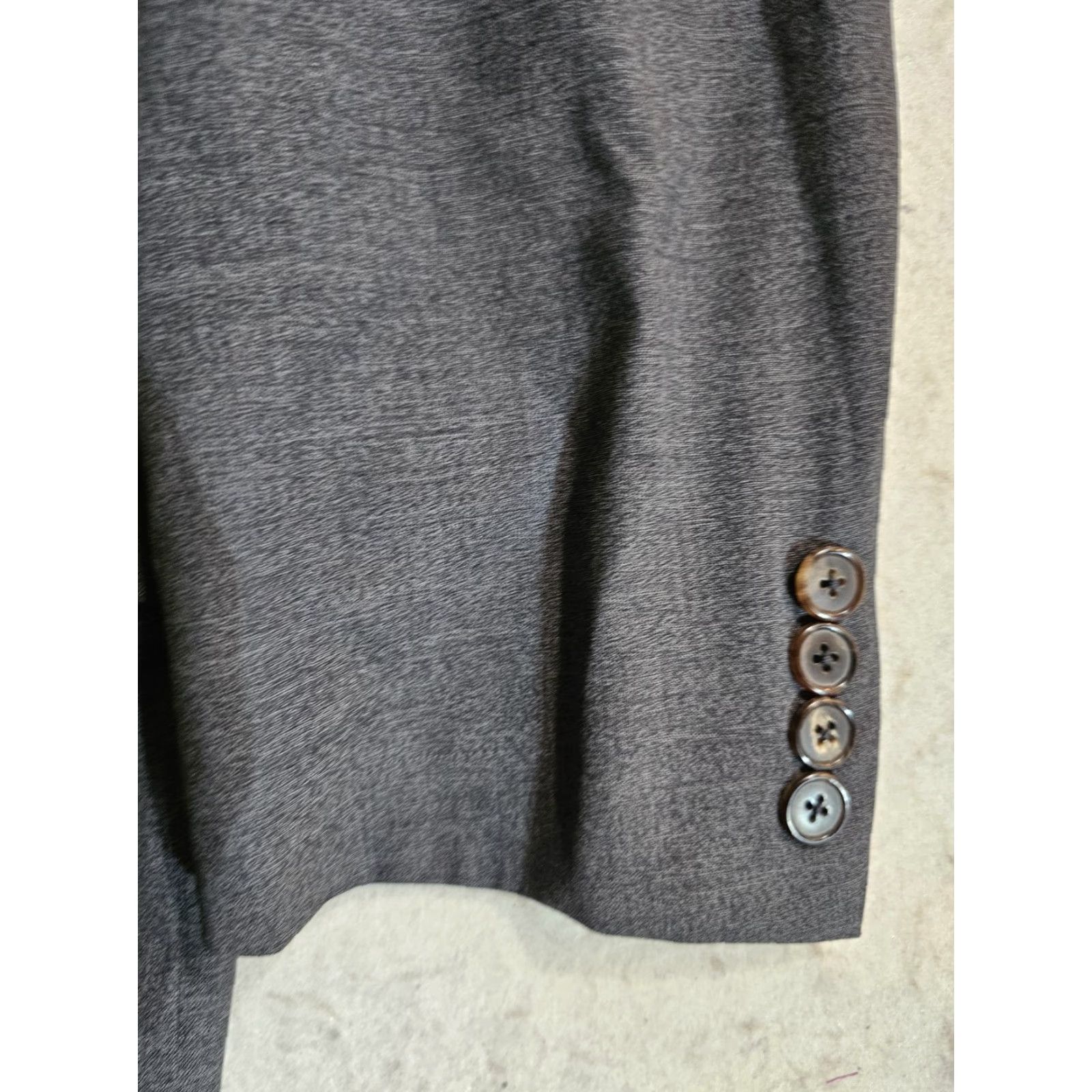 Ermenegildo Zegna ERMENEGILDO ZEGNA Signature 100% Wool Mens Blazer Sport Coat Jacket 42 Long Gray Size 42R - 5 Thumbnail