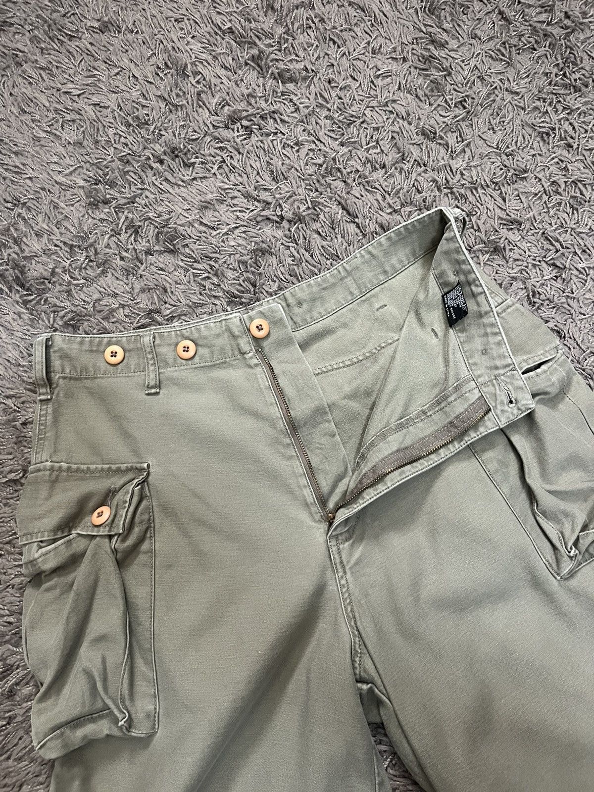 Octopus 1990s coeval rift octopus army monkey pants #A5 Size US 29 - 6 Thumbnail