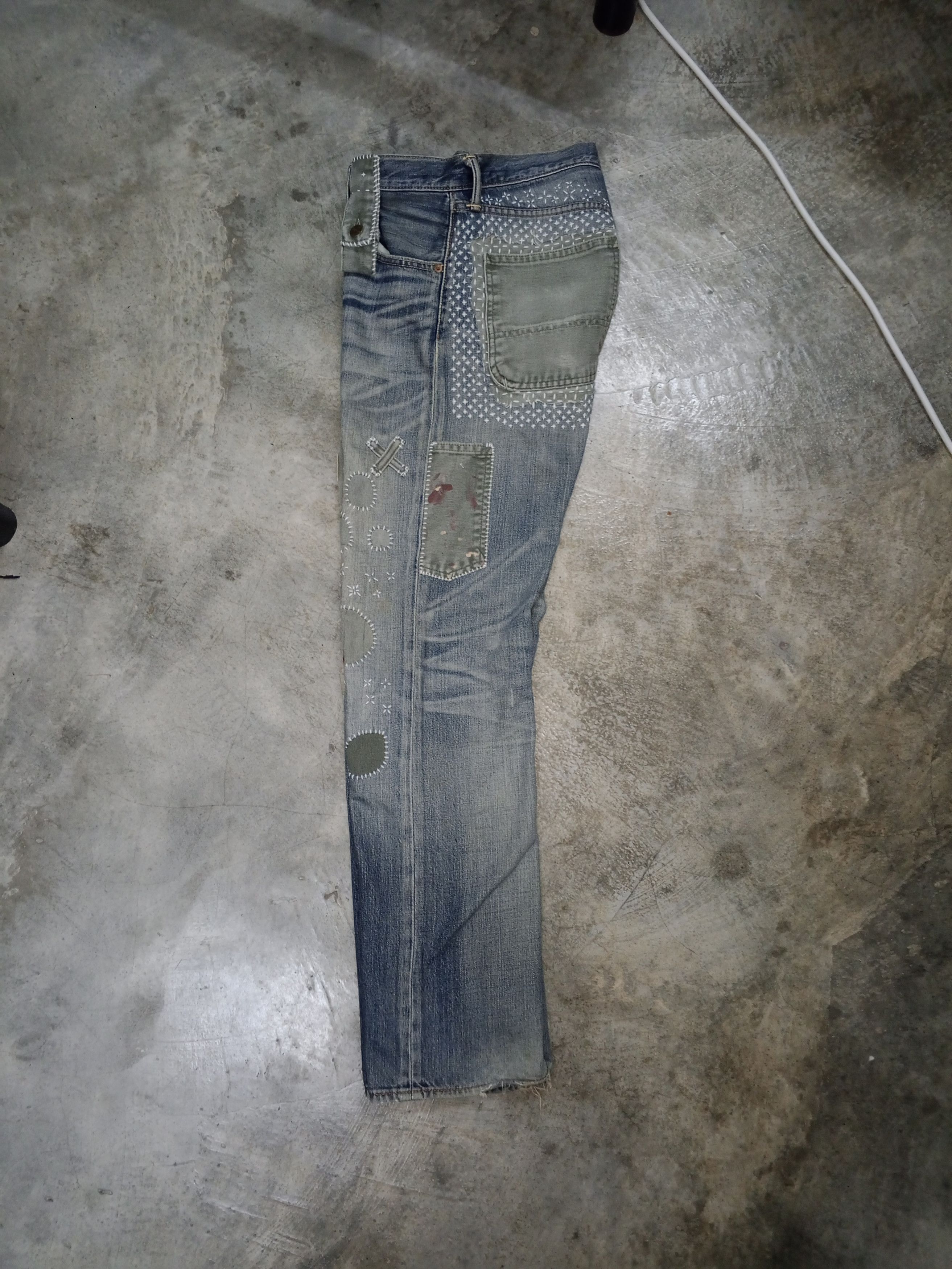 Levi's Levi's x Carhartt Carpenter sashiko custom Size US 32 / EU 48 - 8 Thumbnail