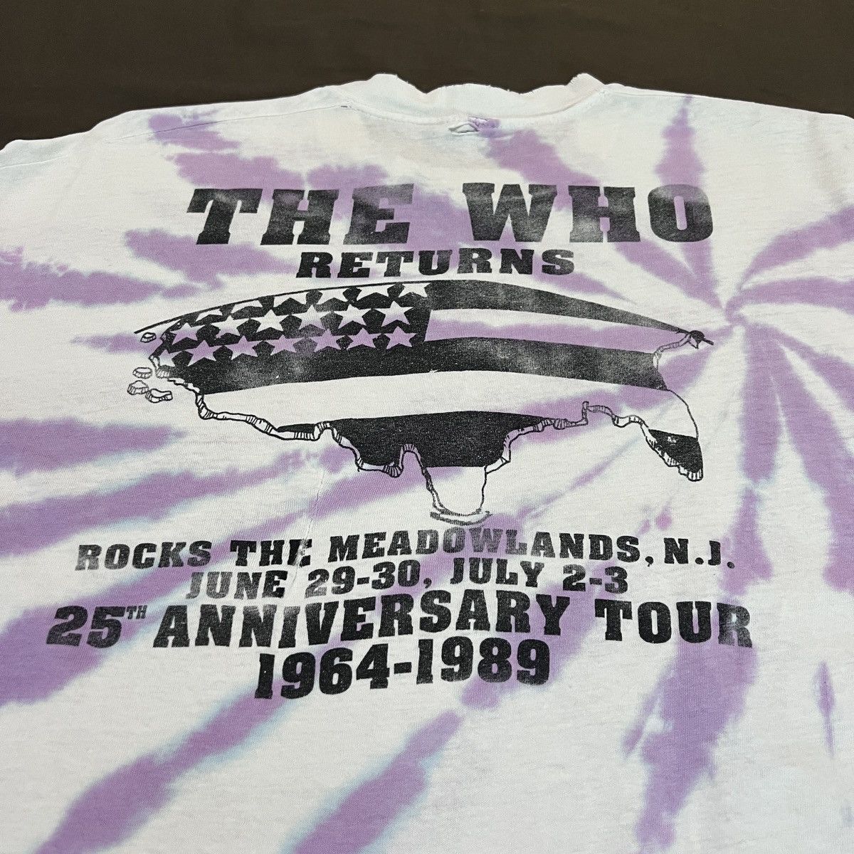 Band Tees × Vintage Vintage 80s 1989 THE WHO Tour Promo Tee 2XL Faded Size US XXL / EU 58 / 5 - 11 Thumbnail