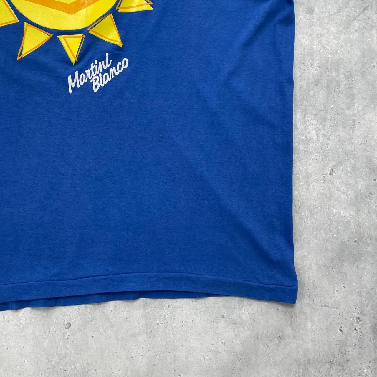 Vintage Vintage 90s Martini Bianco Sun Promo Single Stitch T Shirt Size US XL / EU 56 / 4 - 13 Thumbnail