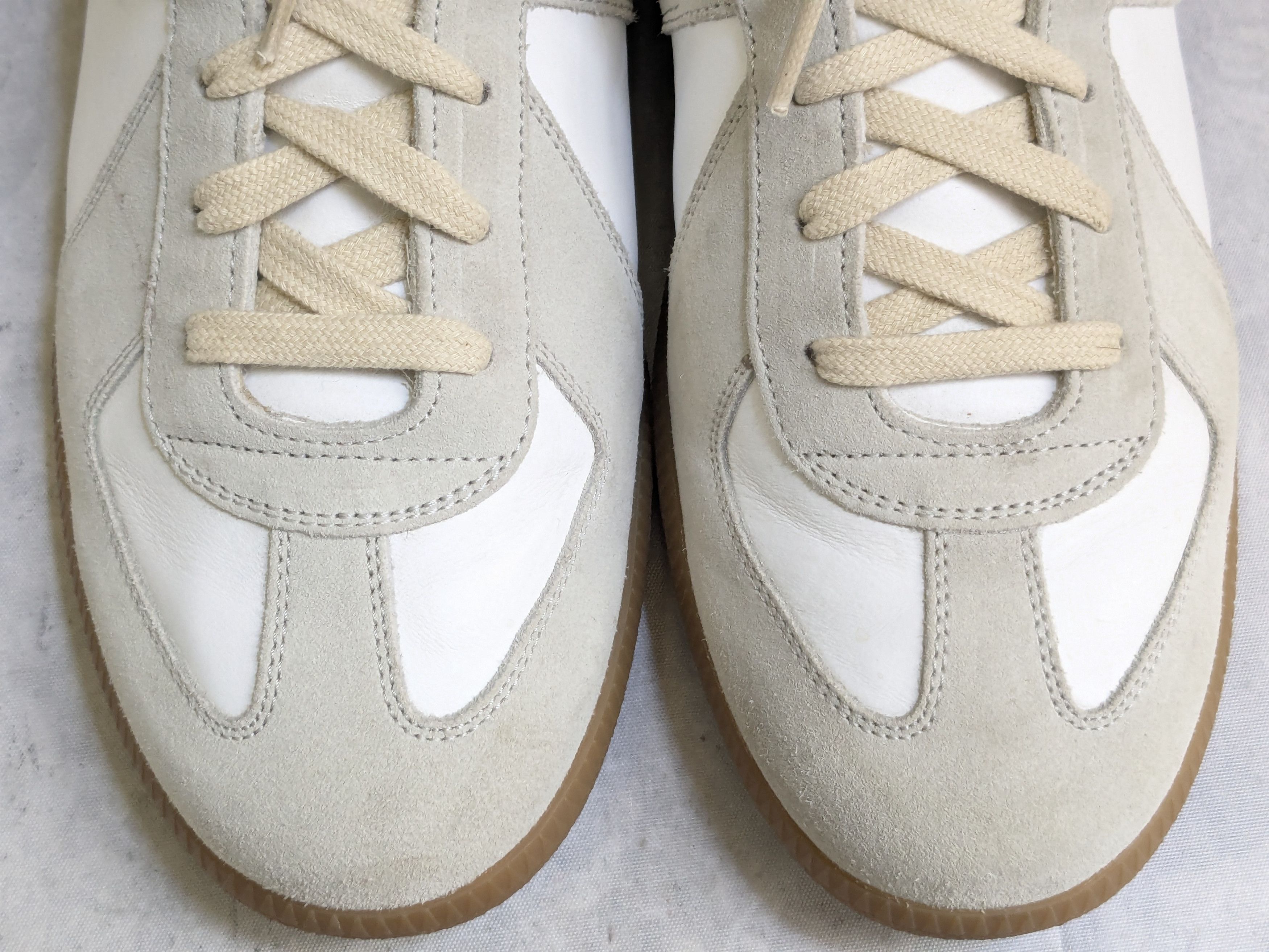 Maison Margiela Maison Margiela Replica GAT Sneakers White Gray 11 44 Gum Size US 11 / EU 44 - 4 Thumbnail