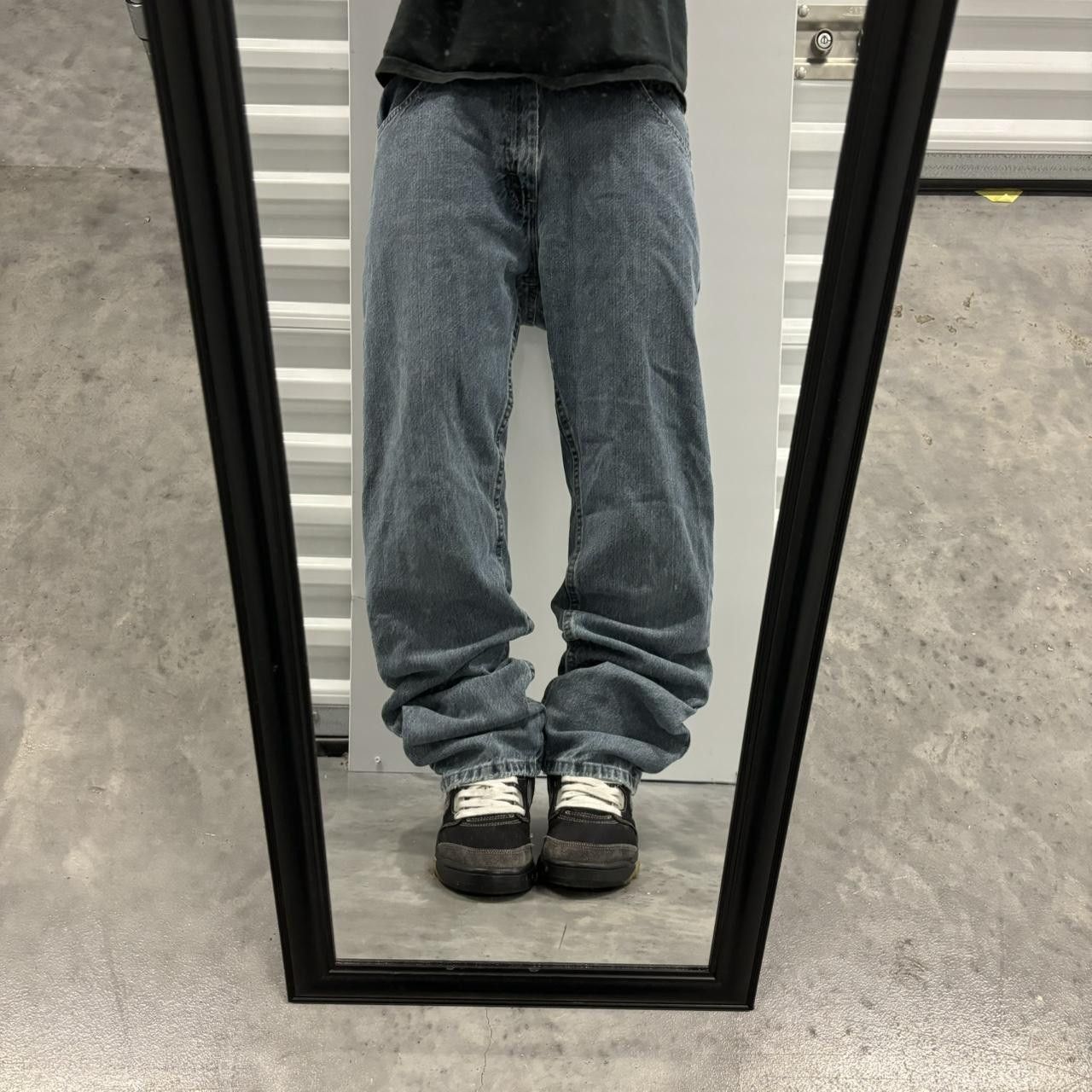 Japanese Brand × Vintage Crazy Vintage Y2K/2000s Grunge Medium Wash Essential Denim Jeans! Size US 34 / EU 50 - 1 Thumbnail