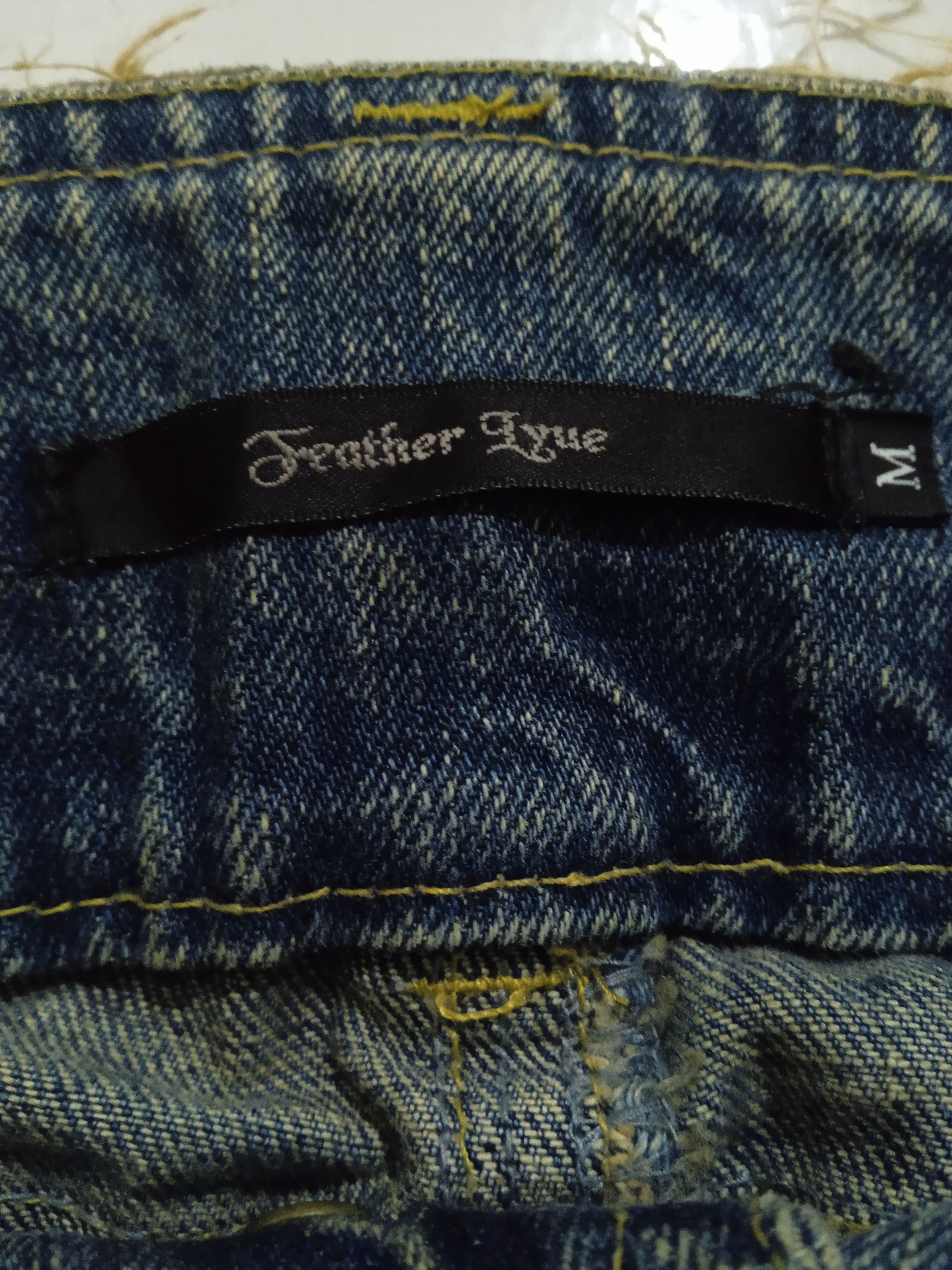 If Six Was Nine 2000s Japanese Brand Feather lyue Flare Jeans Size US 29 - 6 Thumbnail