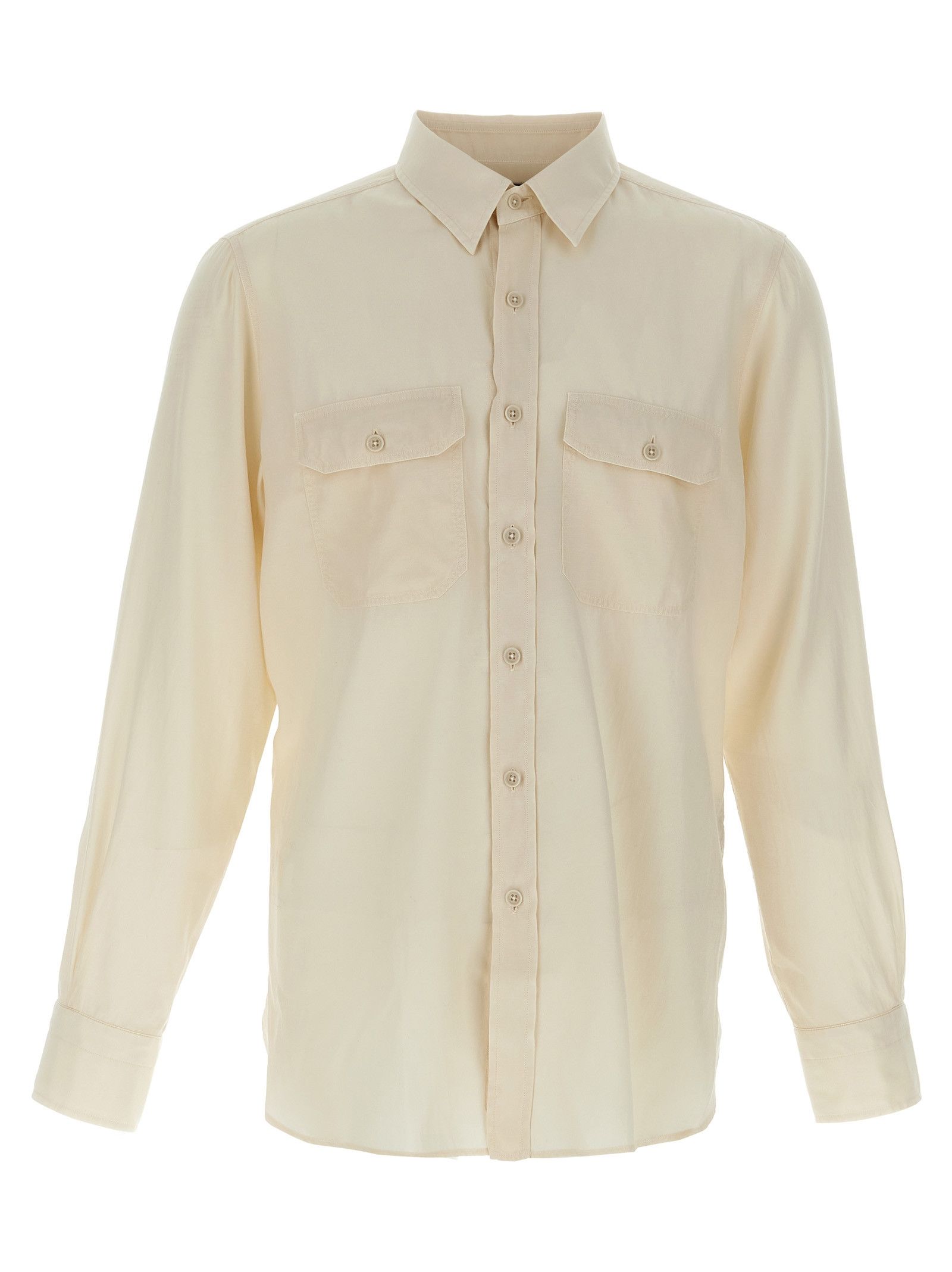 Tom Ford Twill Shirt Size US M / EU 48-50 / 2 - 1 Thumbnail