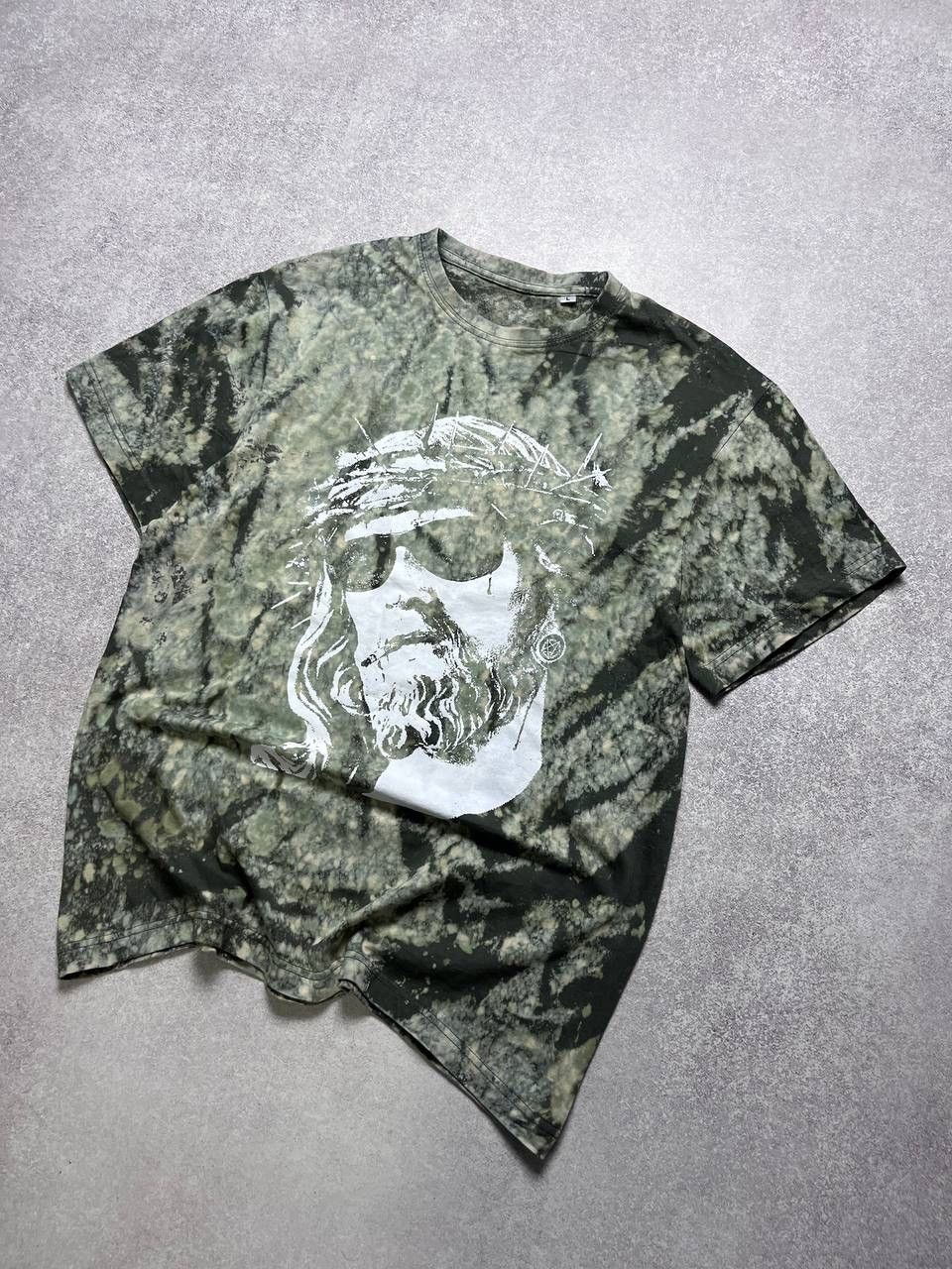 Vintage VINTAGE TIE DIE HIPPIE JESUS GRUNGE BOXY T-SHIRT L Y2k Size US L / EU 52-54 / 3 - 2 Thumbnail