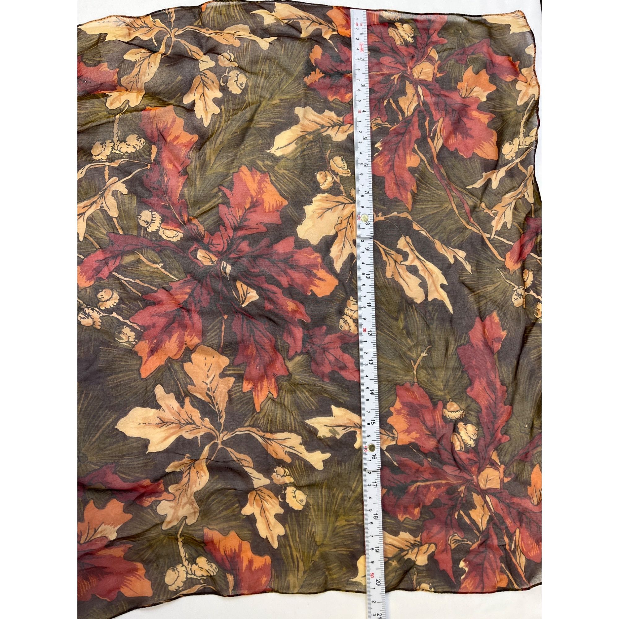 Other Elegant Floral Chiffon Scarf 59in Long SKU 7060 Size ONE SIZE - 4 Thumbnail