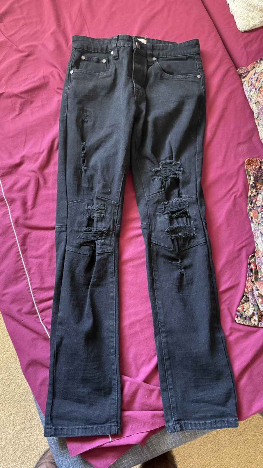 Other Blind Trust black skinny jeans Size US 30 / EU 46 - 1 Thumbnail