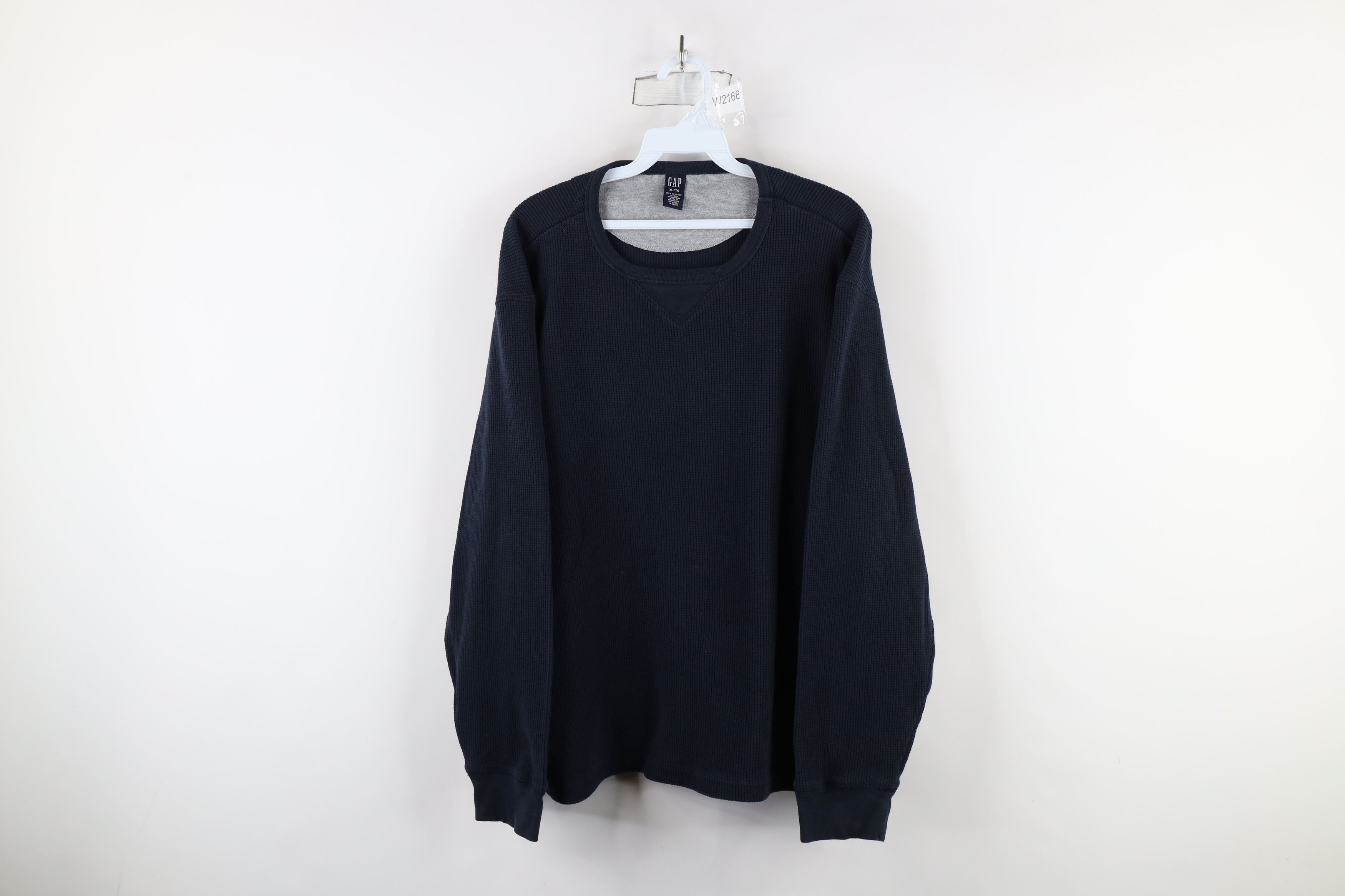 Gap × Vintage Vintage Gap Heavyweight Waffle Knit Long Sleeve T-Shirt Size US XL / EU 56 / 4 - 1 Thumbnail