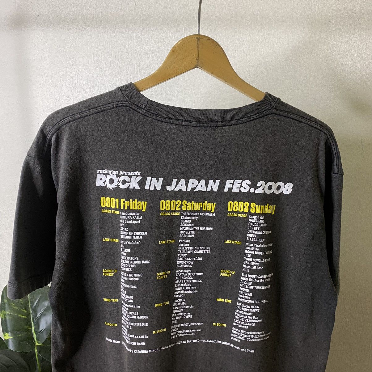 Band Tees × Vintage Vintage 2008 Rock In Japan Fes Rock T Shirt Band Size US L / EU 52-54 / 3 - 7 Thumbnail