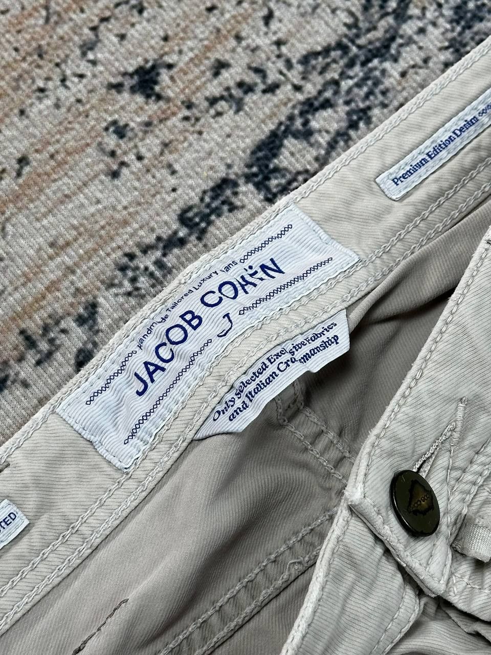 Jacob Cohen Luxury Jacob Cohen Beige Chino Pants Rare Retro Size US 35 - 7 Thumbnail