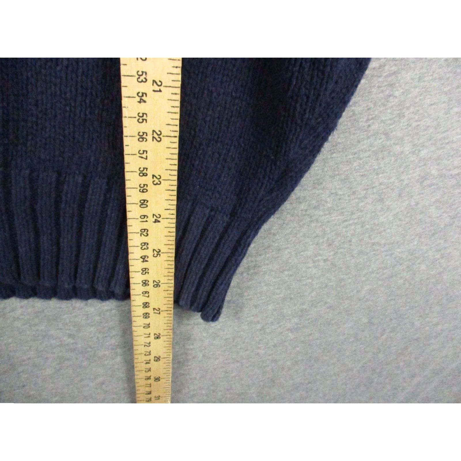 Ralph Lauren VINTAGE Polo Ralph Lauren Sweater Vest Large Navy V Neck Red Pony Mens Vest 90s Size US L / EU 52-54 / 3 - 6 Thumbnail