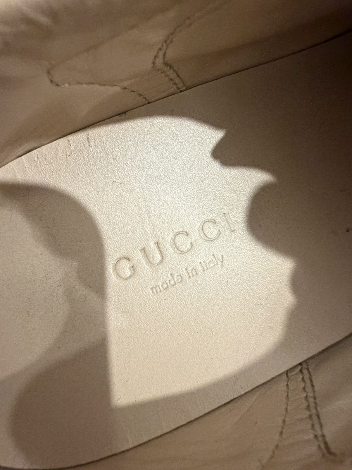 Gucci Gucci Leather Sneaker Size US 5 / IT 35 - 6 Thumbnail