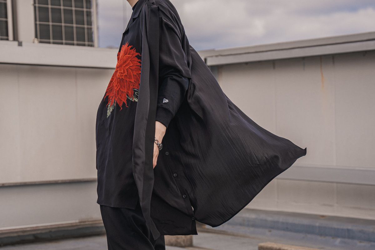 Yohji Yamamoto Yohji Yamamoto Pour Homme - Silk Dahlia Layered 