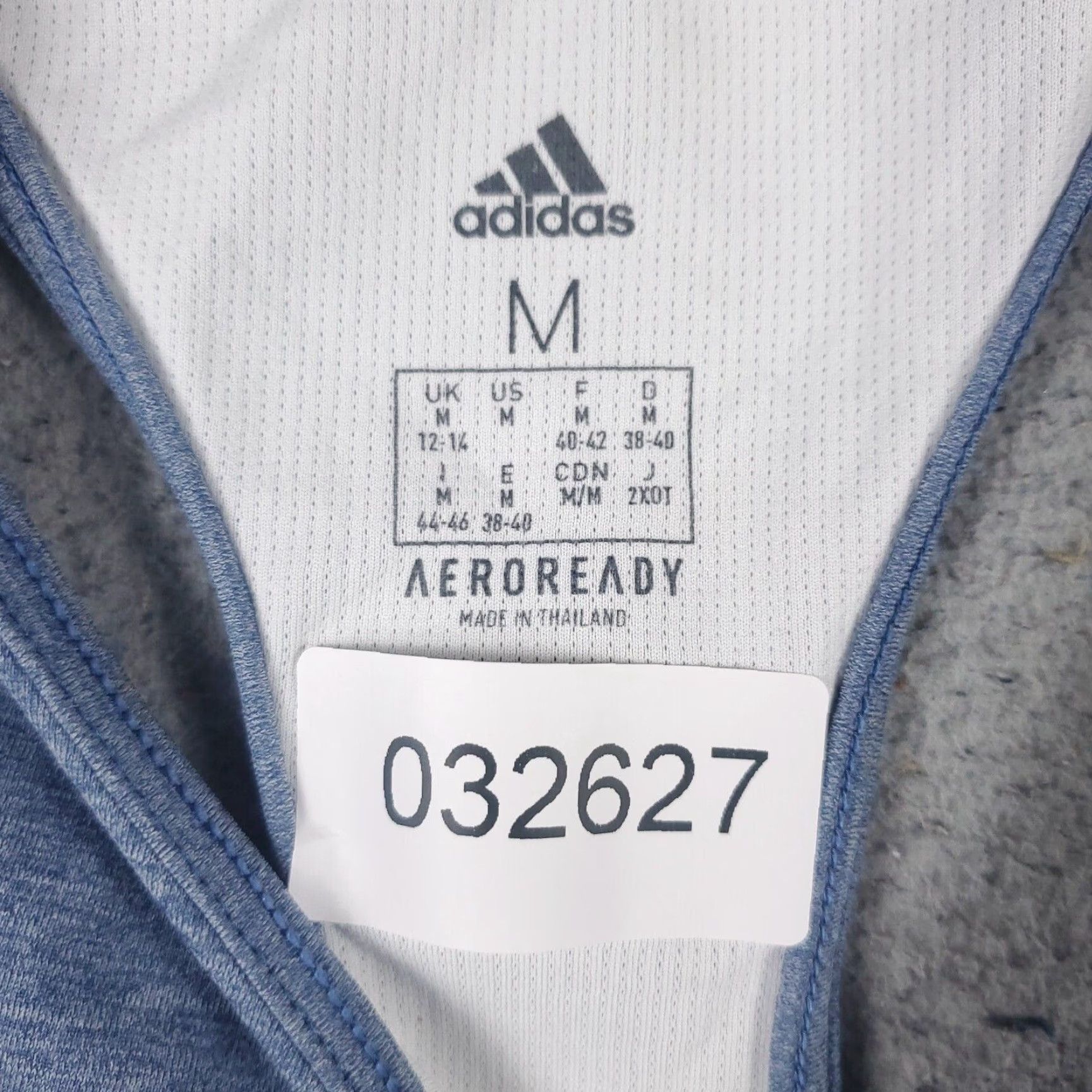 Adidas Adidas Tank Top Shirt Womens Medium Blue Active Running Workout Tank Top Shirt Womens M Blue Adidas Workout Size M / US 6-8 / IT 42-44 - 7 Thumbnail